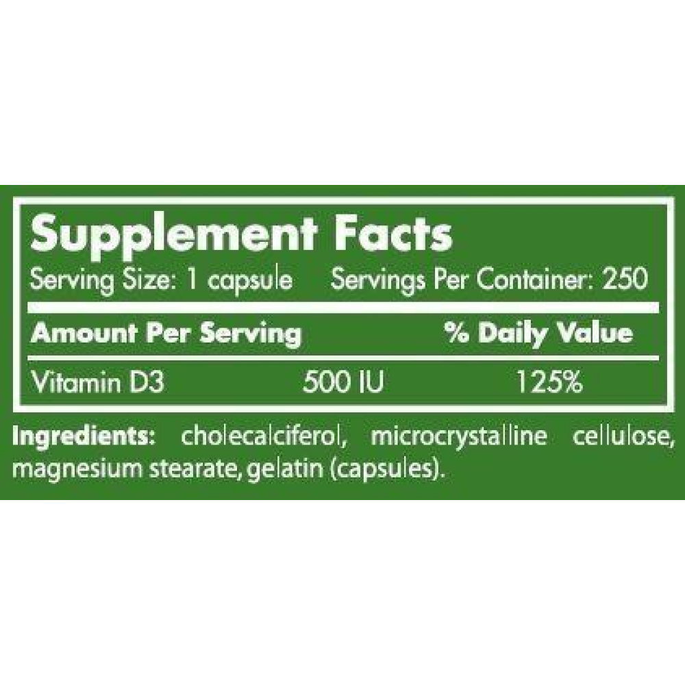 Vitamin D3 250 Caps  MKP