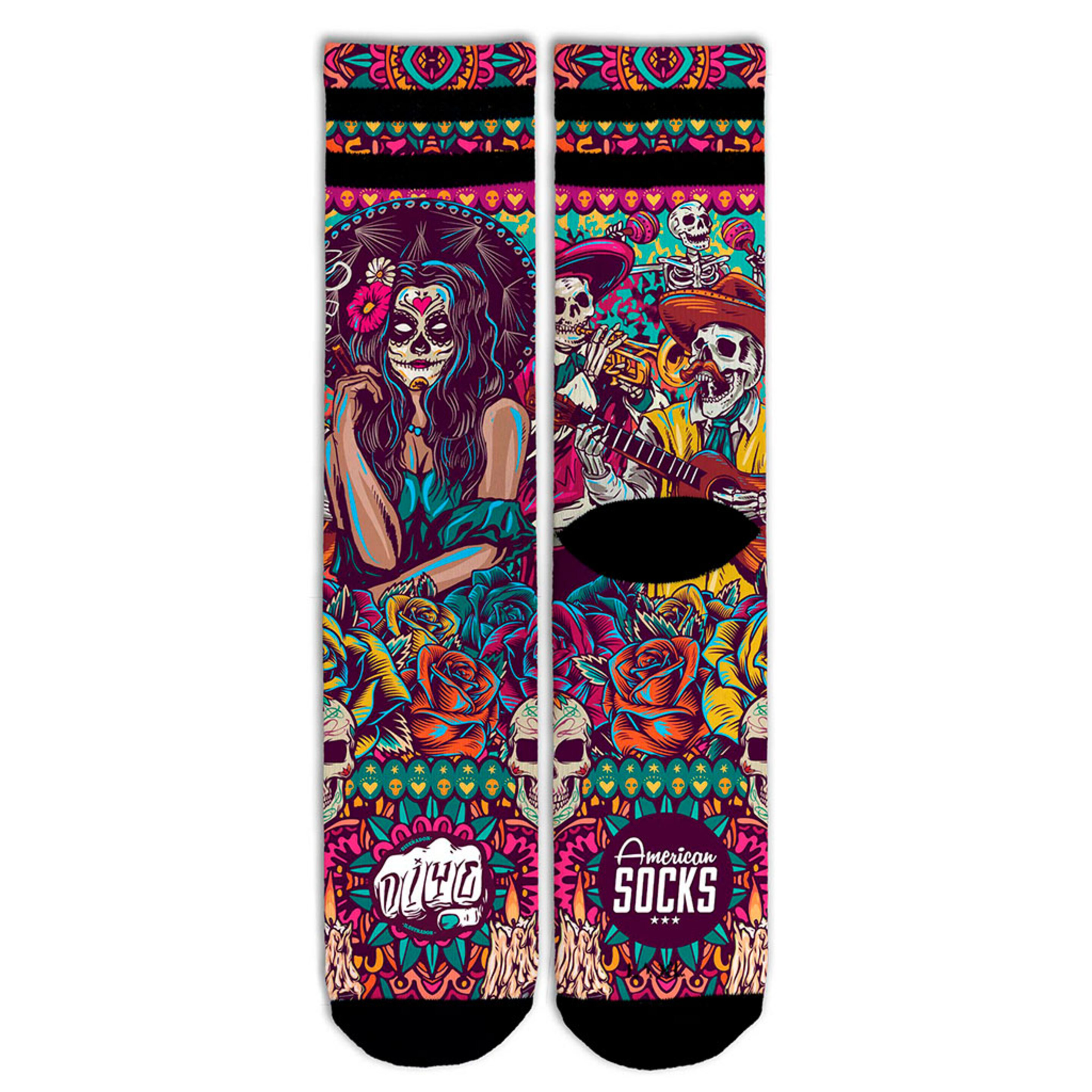 Calcetines American Socks  Día De Los Muertos Mid High - multicolor - 