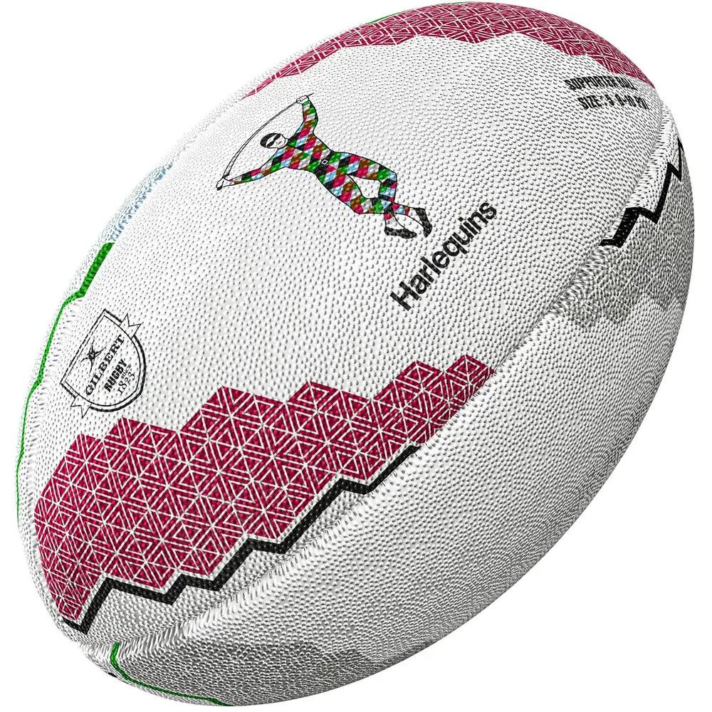 Balón De Rugby Gilbert Harlequins Supporter - blanco - 
