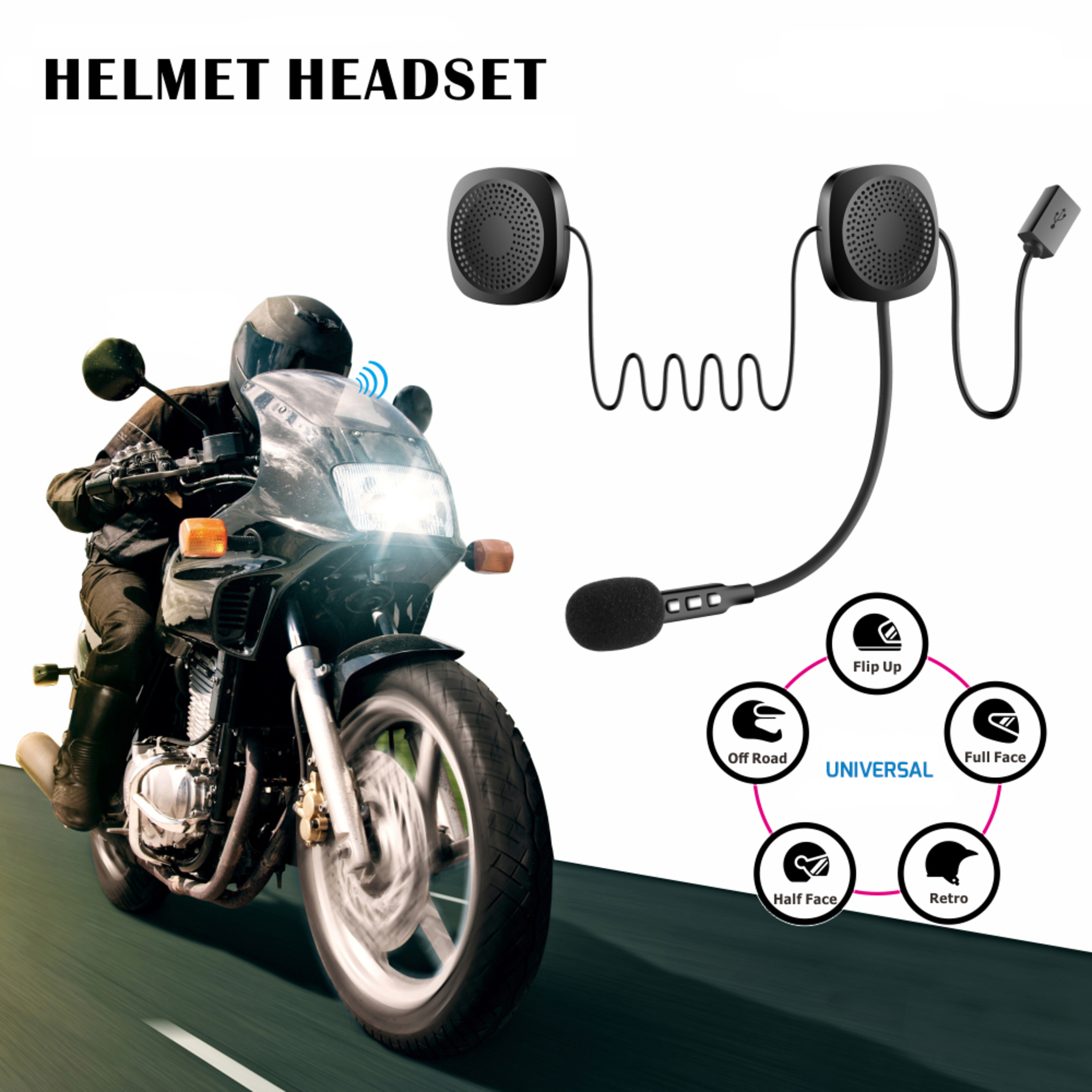 Manos Libres Bluetooth Para Moto