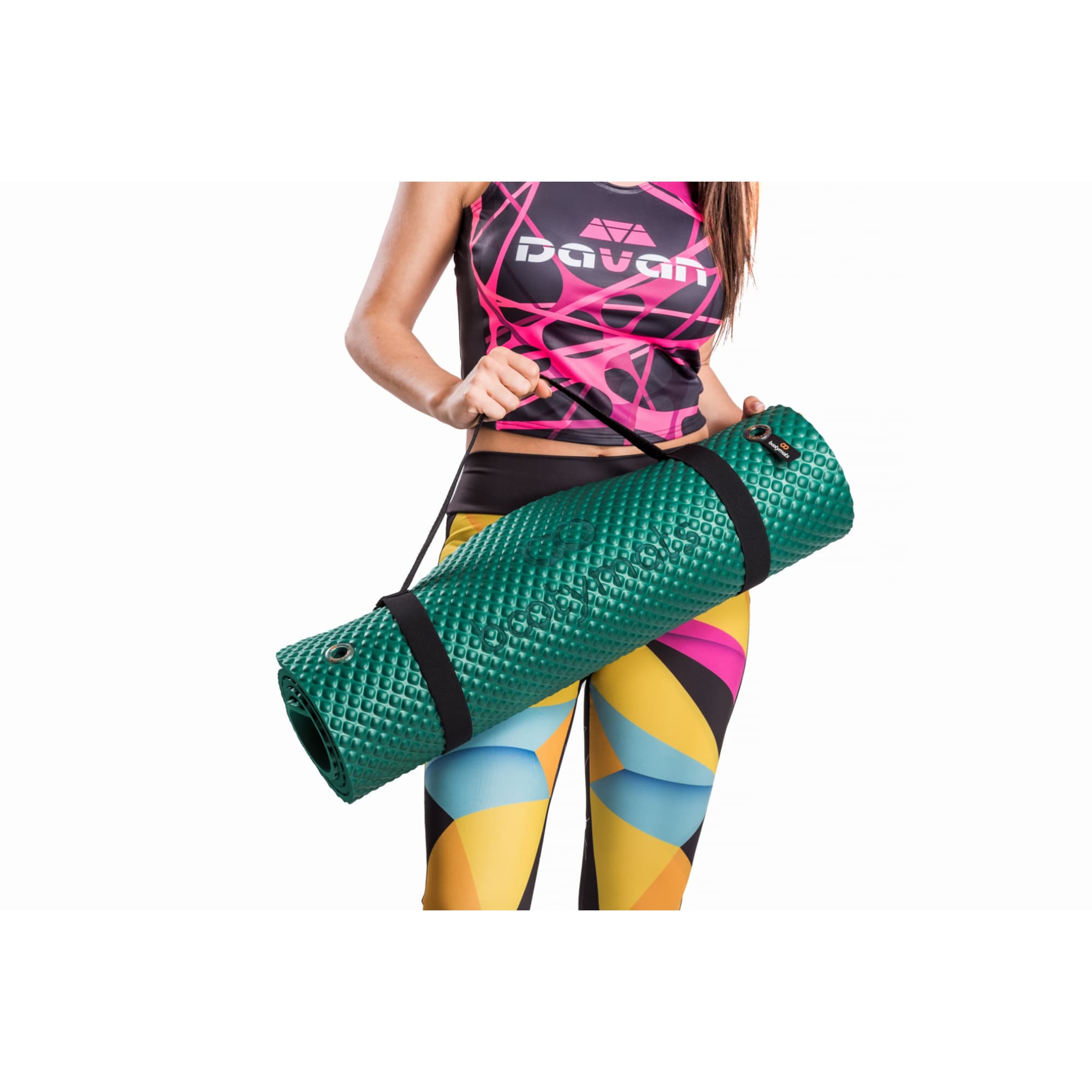 Colchoneta Fitness Bootymats Multifunción - Verde Oscuro - Yoga Pilates Fitness  MKP
