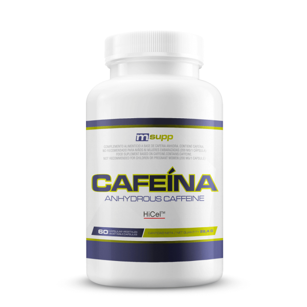 Cafeína - 60 Cápsulas Vegetales De Mm Supplements -  - 