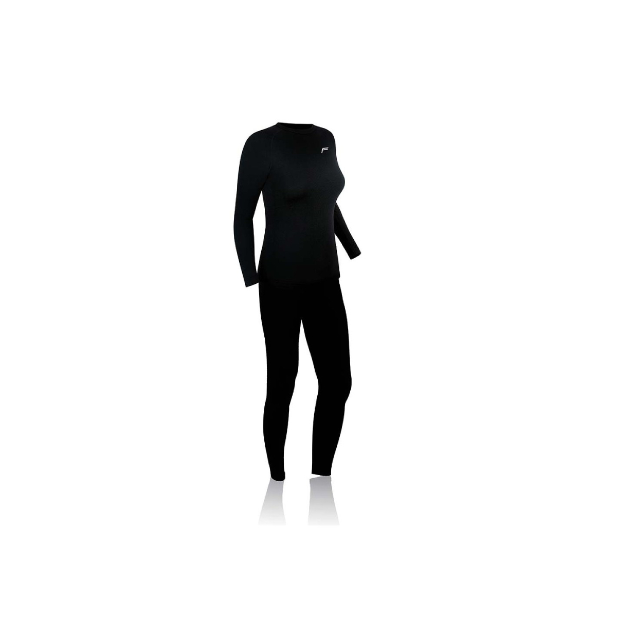 Conjunto Térmico F-lite Para Mulher Superlight Underwear - negro - 