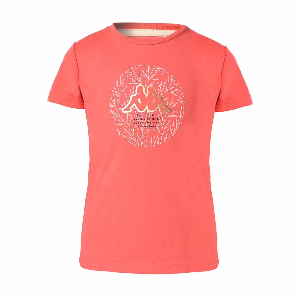 Camiseta Kappa Bts Bessya - coral - 
