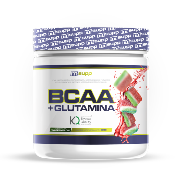 L-glutamina Kyowa + Bcaa - 500g De Mm Supplements Sabor Sandias De Gominola -  - 