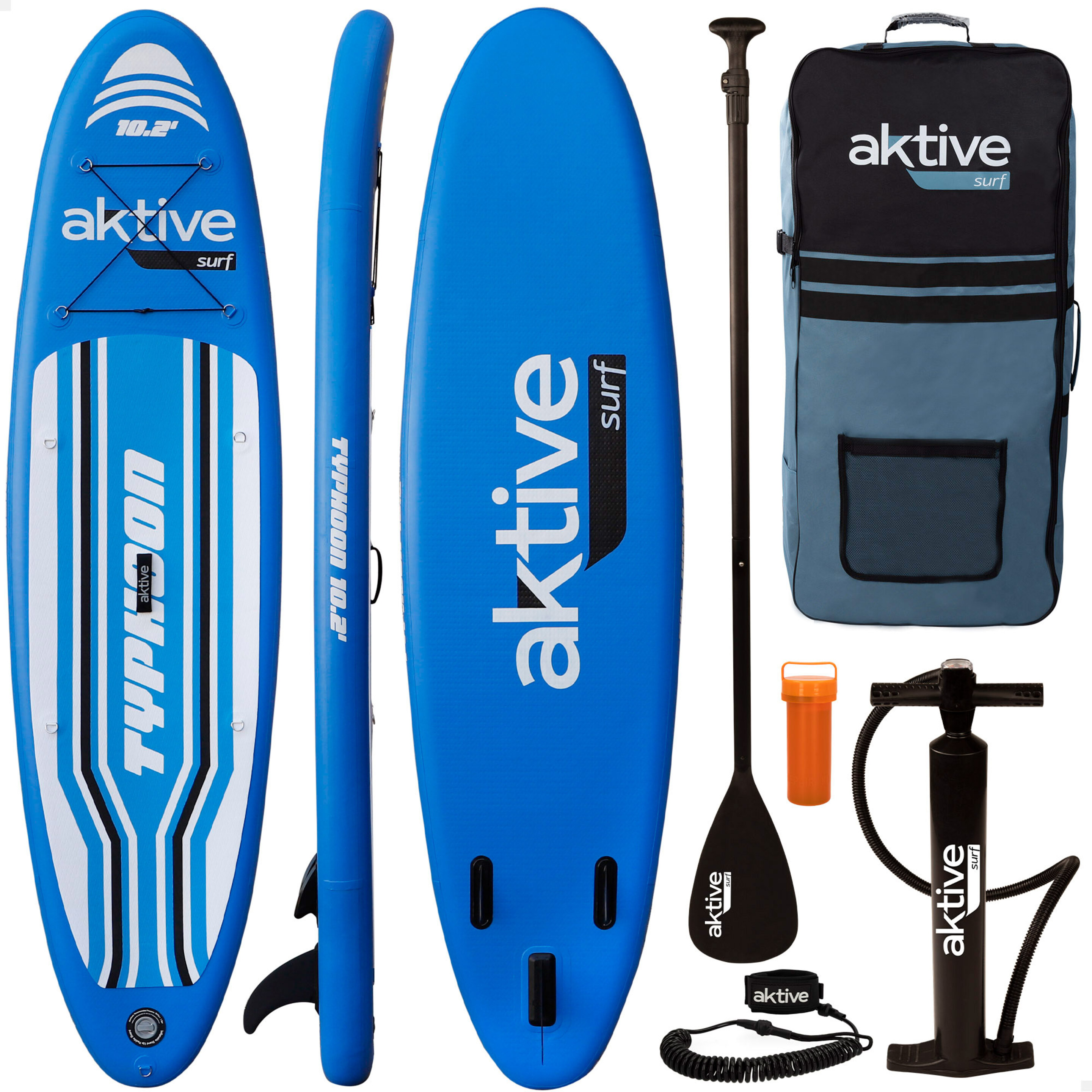 Tabla Paddle Surf Hinchable Nivel Avanzado 10.2' Aktive - azul - 