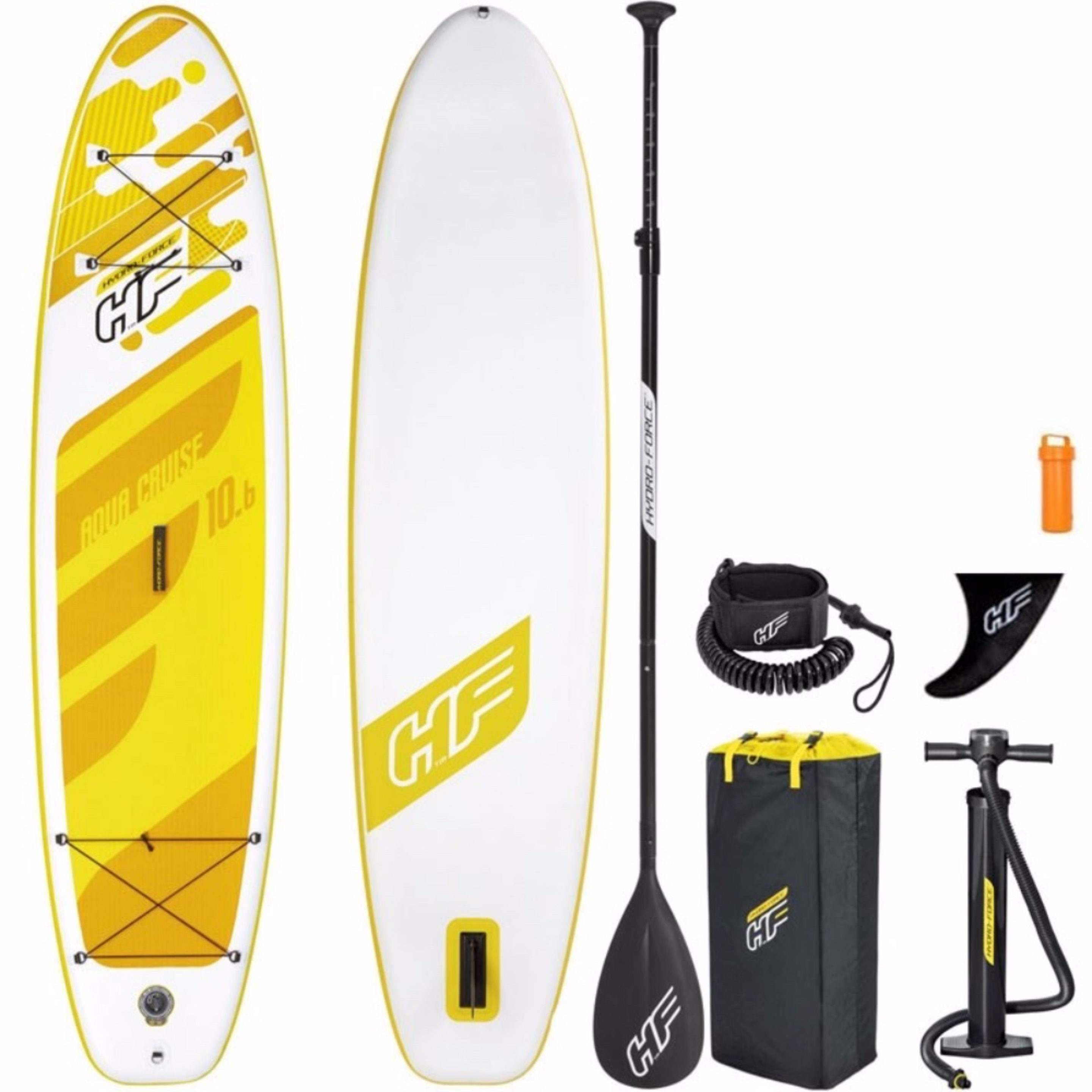 Tabla Paddle Surf Hinchable Bestway Hydro-force Aqua Cruise - blanco-amarillo - 