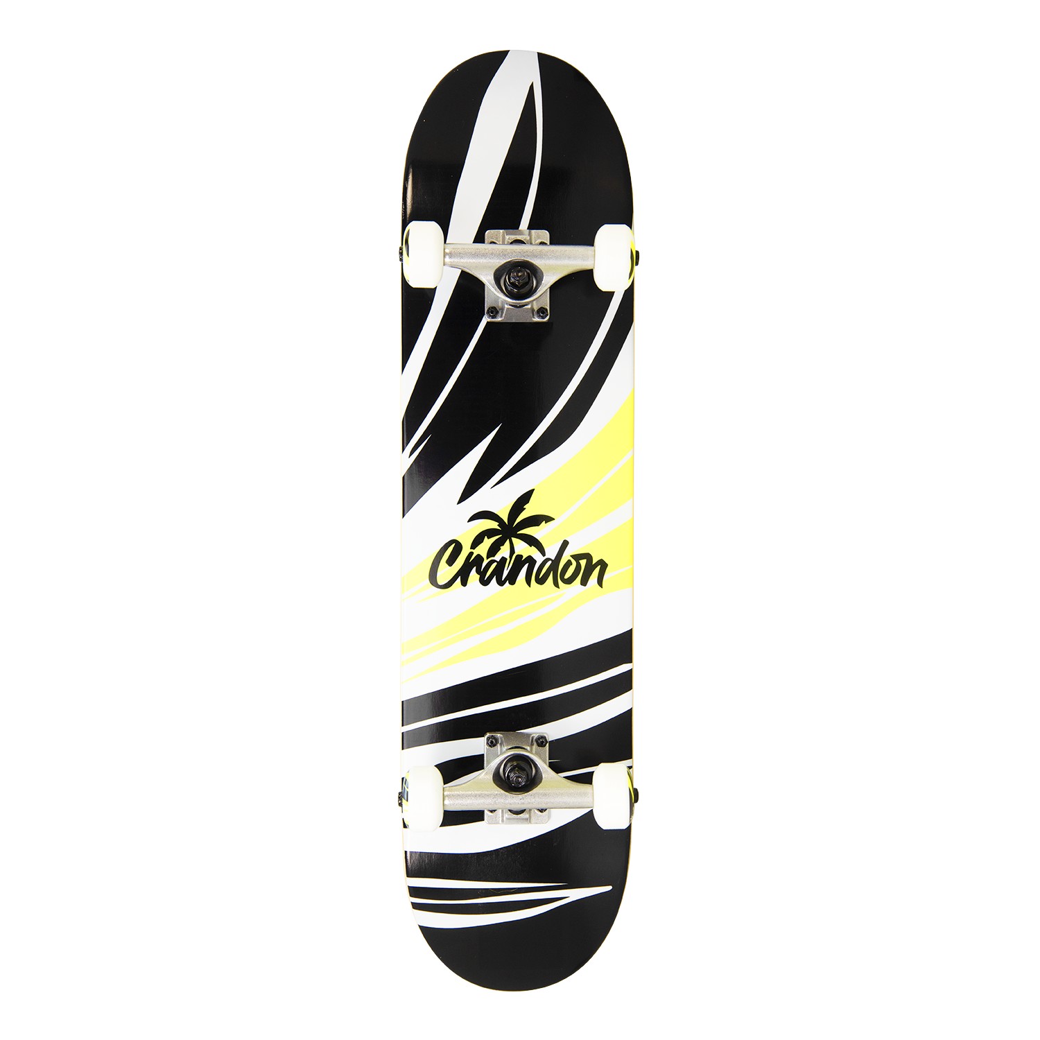 Skate Completo Crandon Skc800branch - negro-amarillo - 