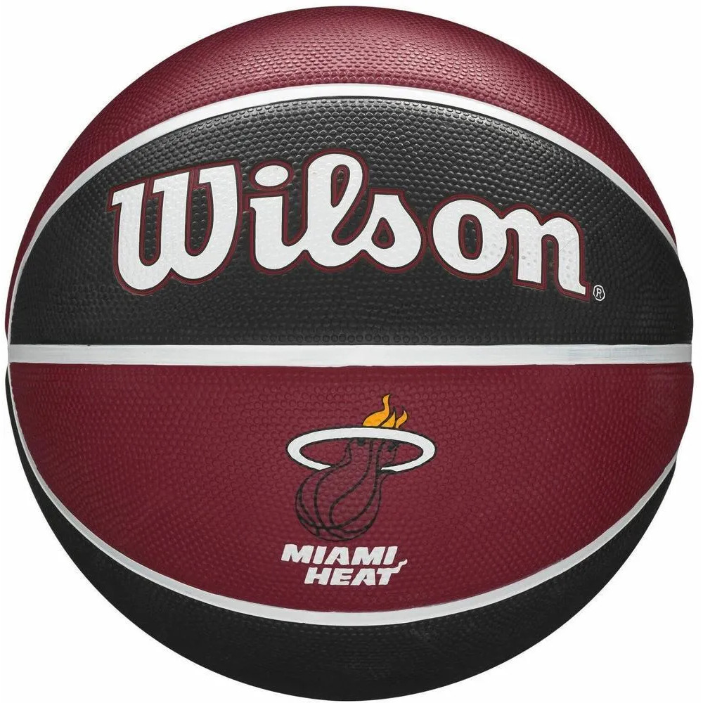 Balón De Baloncesto Wilson Nba Team Tribute - Miami Heat - rojo - 