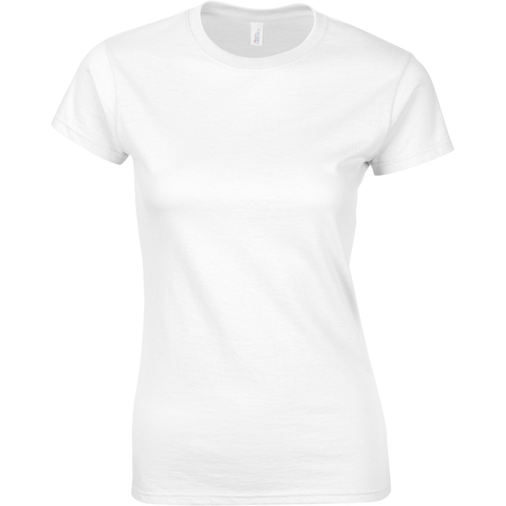 Camiseta De Manga Corta Gildan - blanco - 