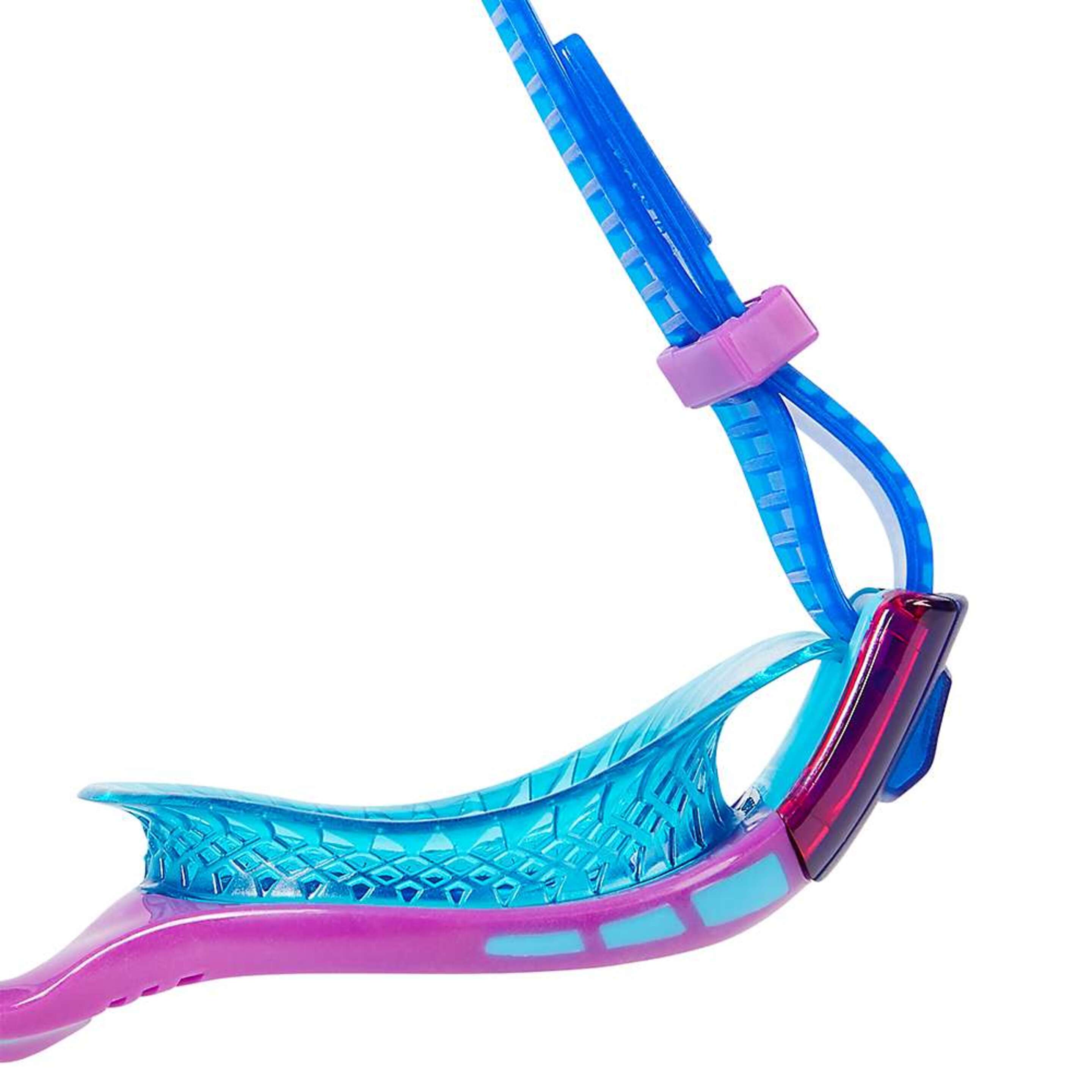 Gafas De Natación Futura Biofuse Flexiseal Para Niños Niñas Speedo (Azul/púrpura/menta)