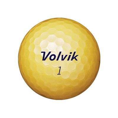 Caja De 12 Bolas De Golf Volvik Solice - dorado - 