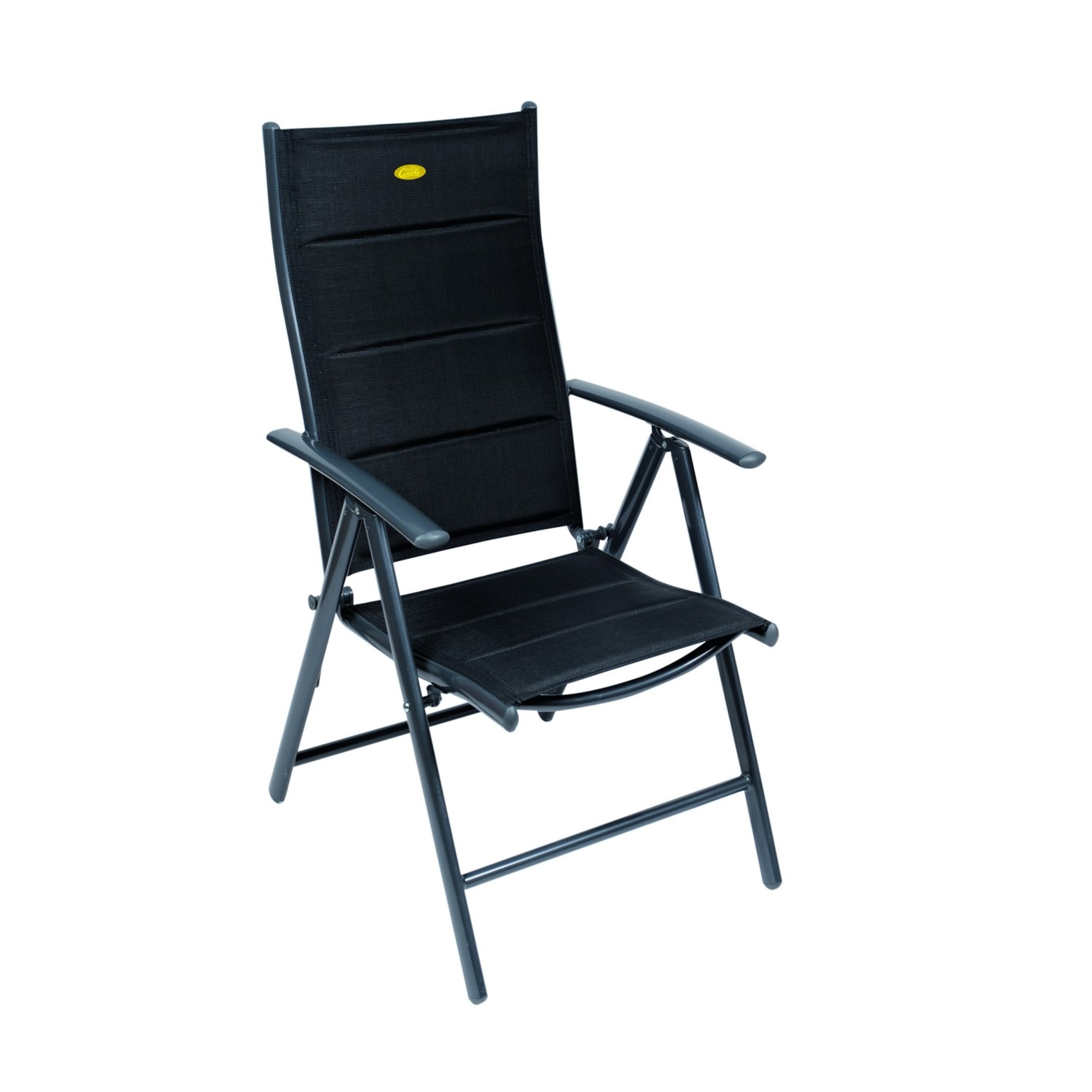 Comfort Dark Frame Reclining Cadeira De Campismo Camp 4 Ischia Mega - Preto | Sport Zone MKP