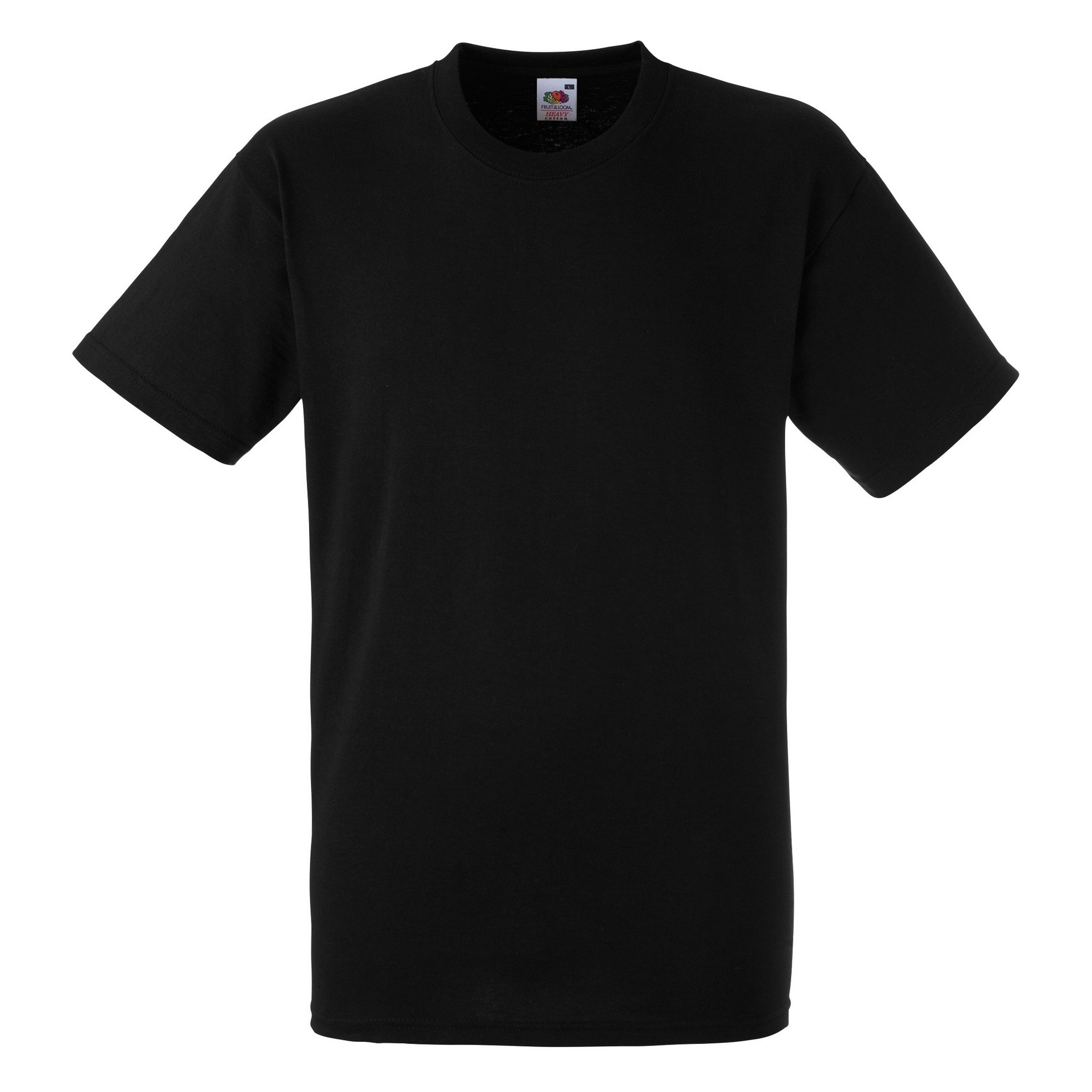 Camiseta Básica De Manga Cort 100% Algodón De Calidad Superior Belcoro® - negro - 