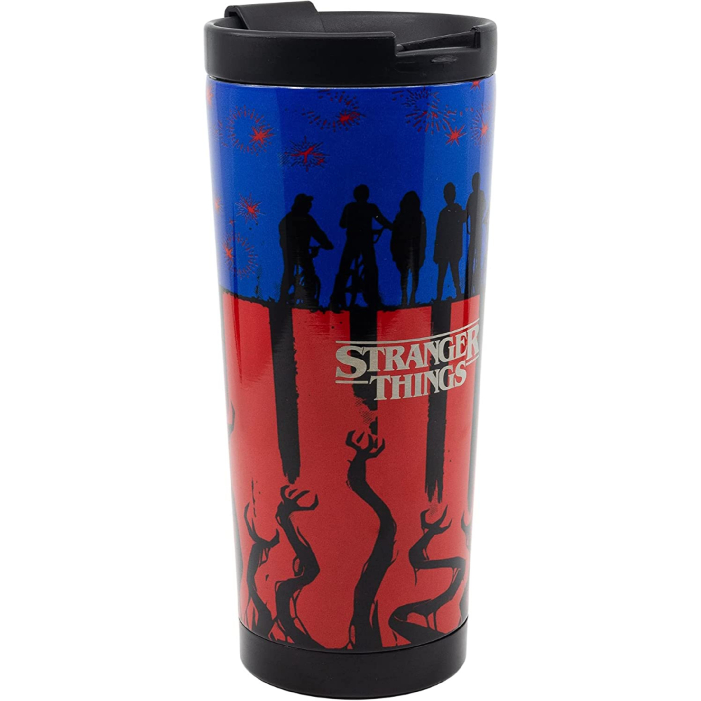 Termo De Acero Inoxidable Stranger Things 425 Ml