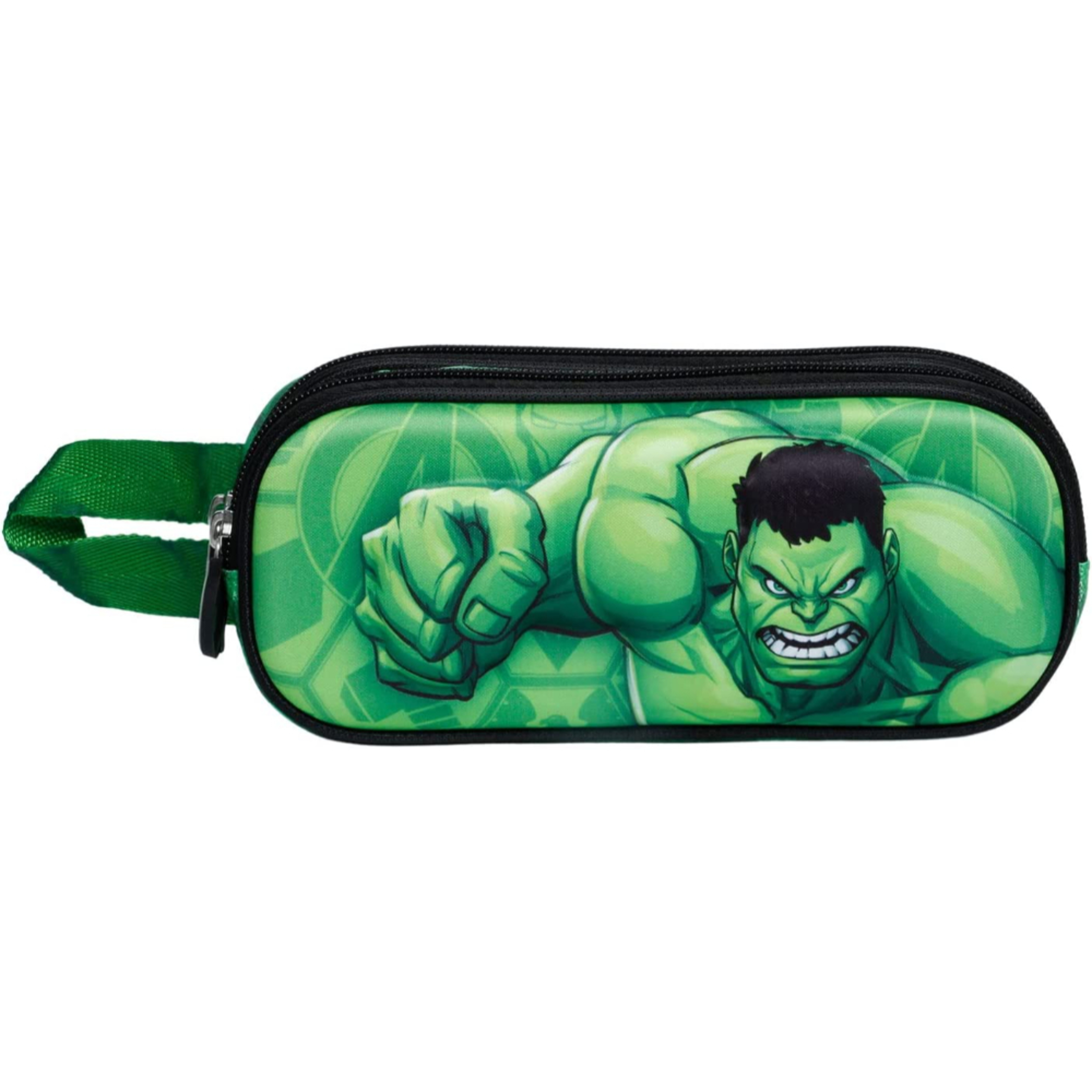 Portatodo Hulk Con Forma 3d Doble