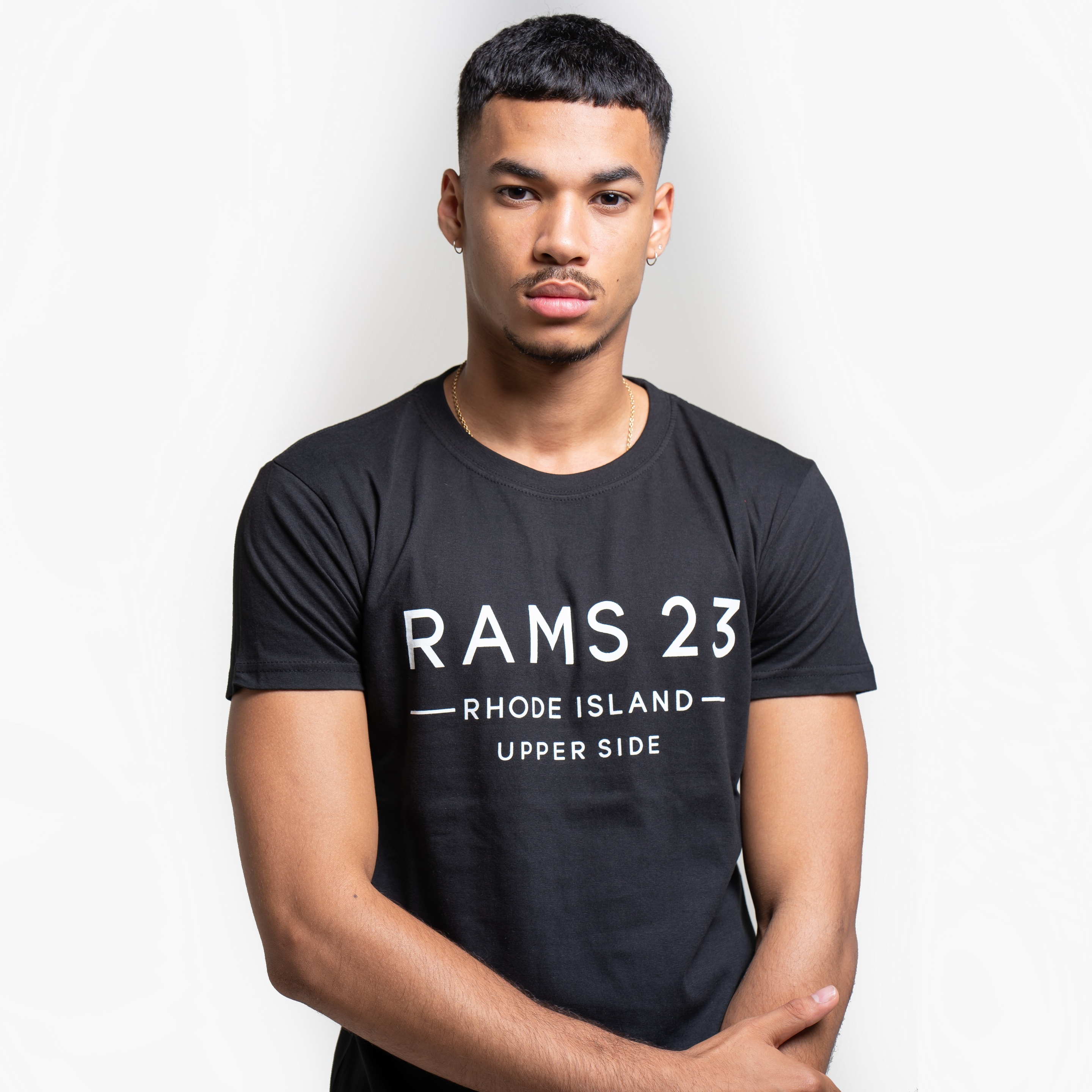 Camiseta Estampado Rhode Island Rams 23