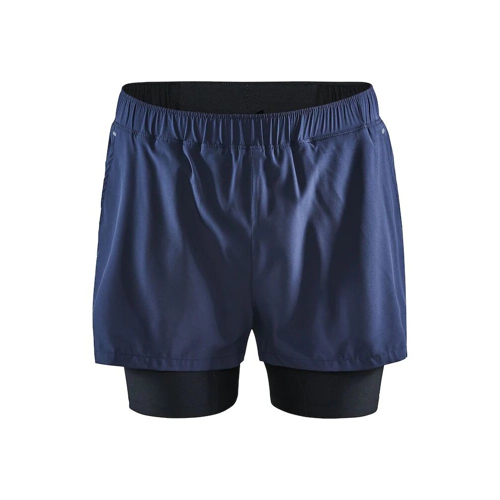 Pantalones Cortos Diseño 2 En 1 Craft Adv Essence - azul - 