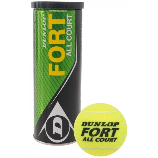 Fort All Court Tennis Balls (pacote De 3) Dunlop