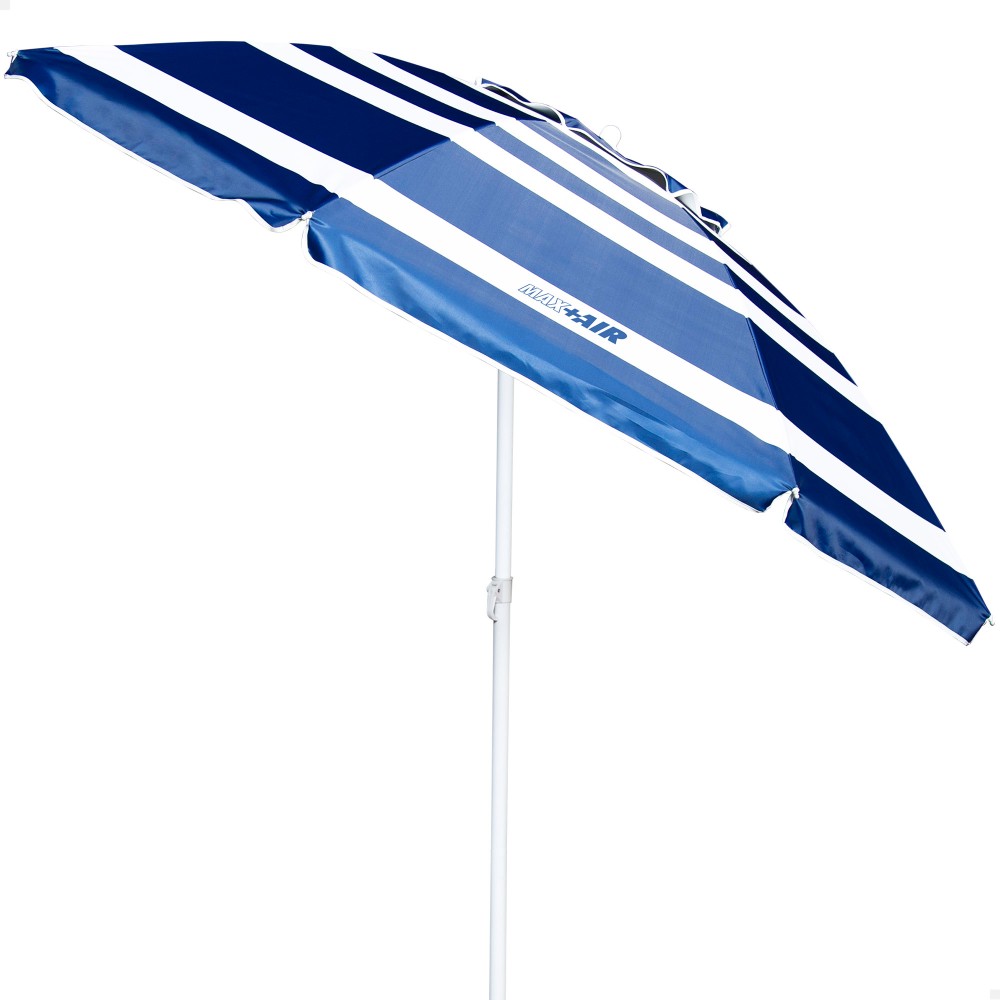 Guarda-sol Corta-vento Ø220 Cm C/mastro Basculante E Proteção Uv50 Aktive