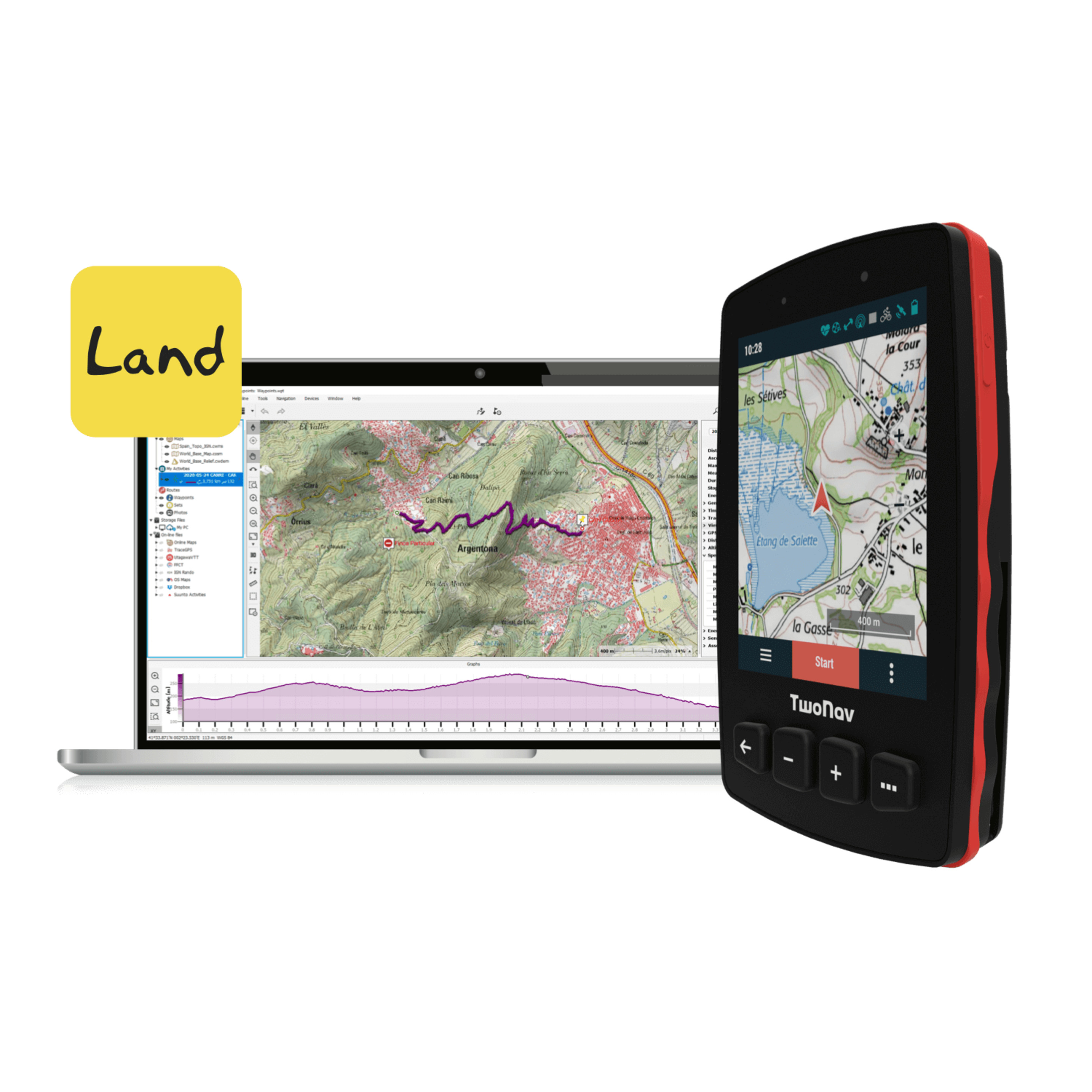 Gps Trail 2 Bike Vermelho Twonav