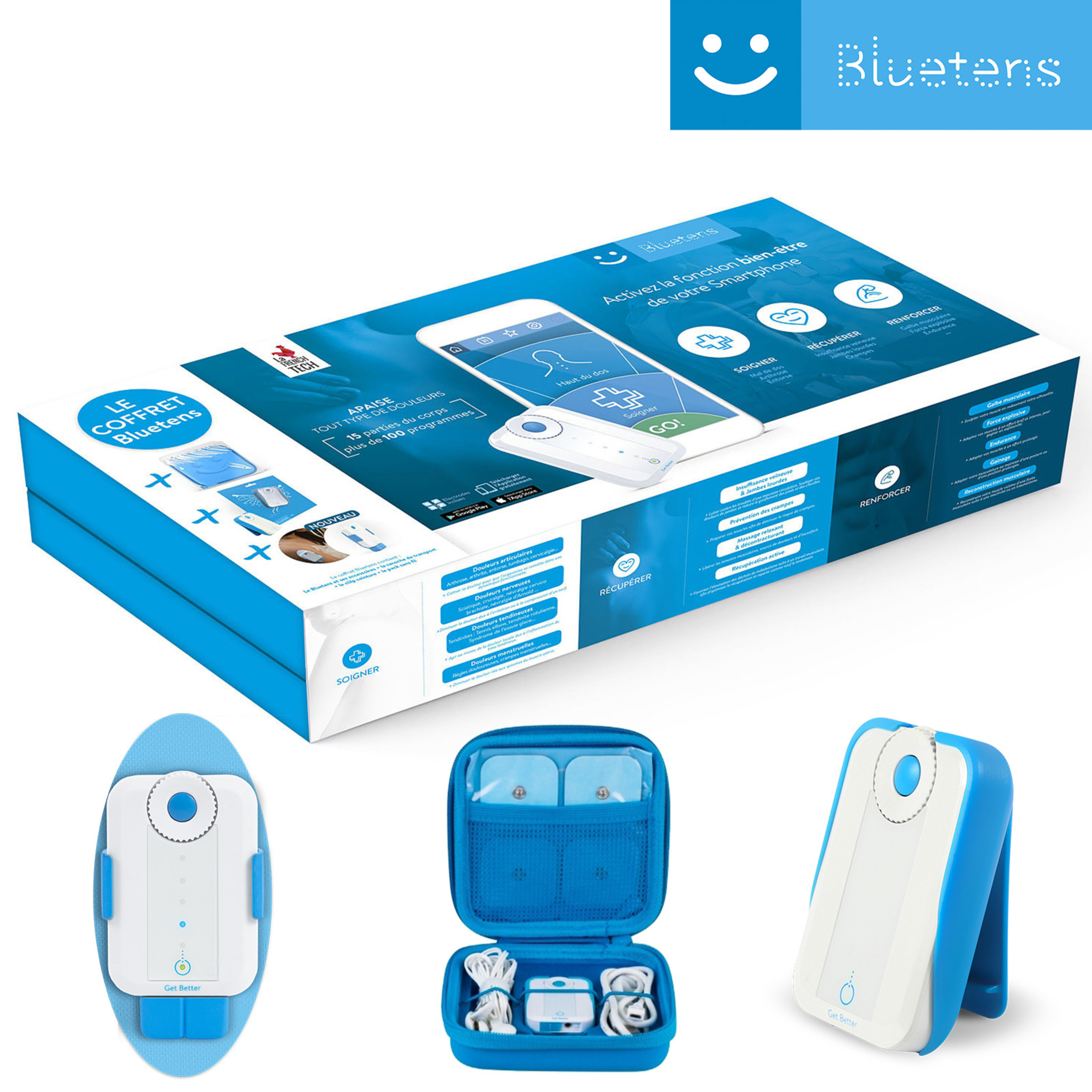 Electroestimulador Masterpack Bluetens Reinforcement Relief Care