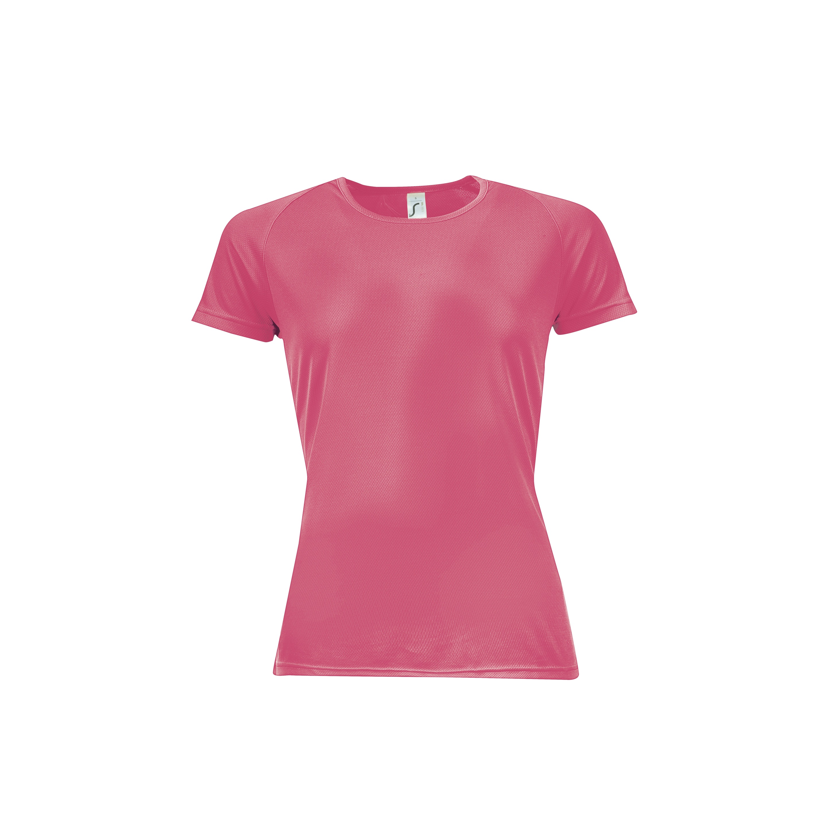 Camiseta Sols Sporty - Rosa Fluor - Running Mujer  MKP