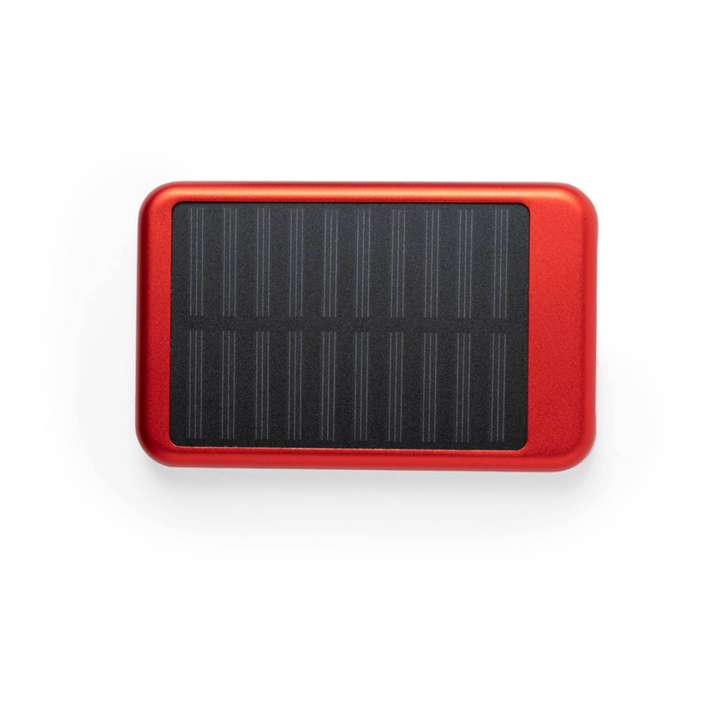 Banco De Energia Solar 4.000 Mah Vermelho