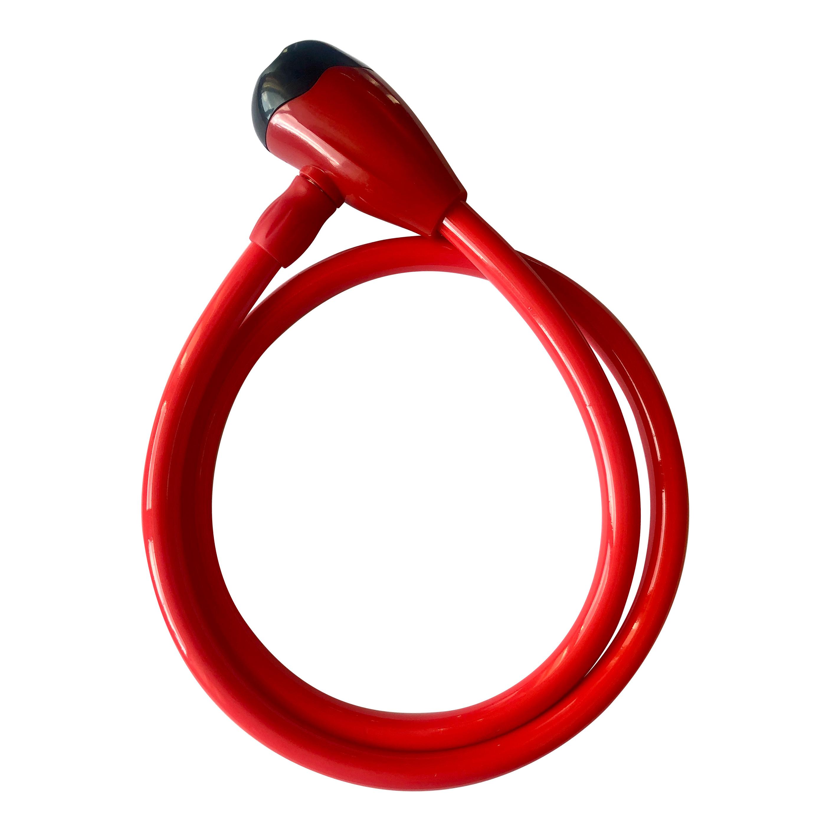 Cable Candado De Acero Golden Key Colores - rojo - 
