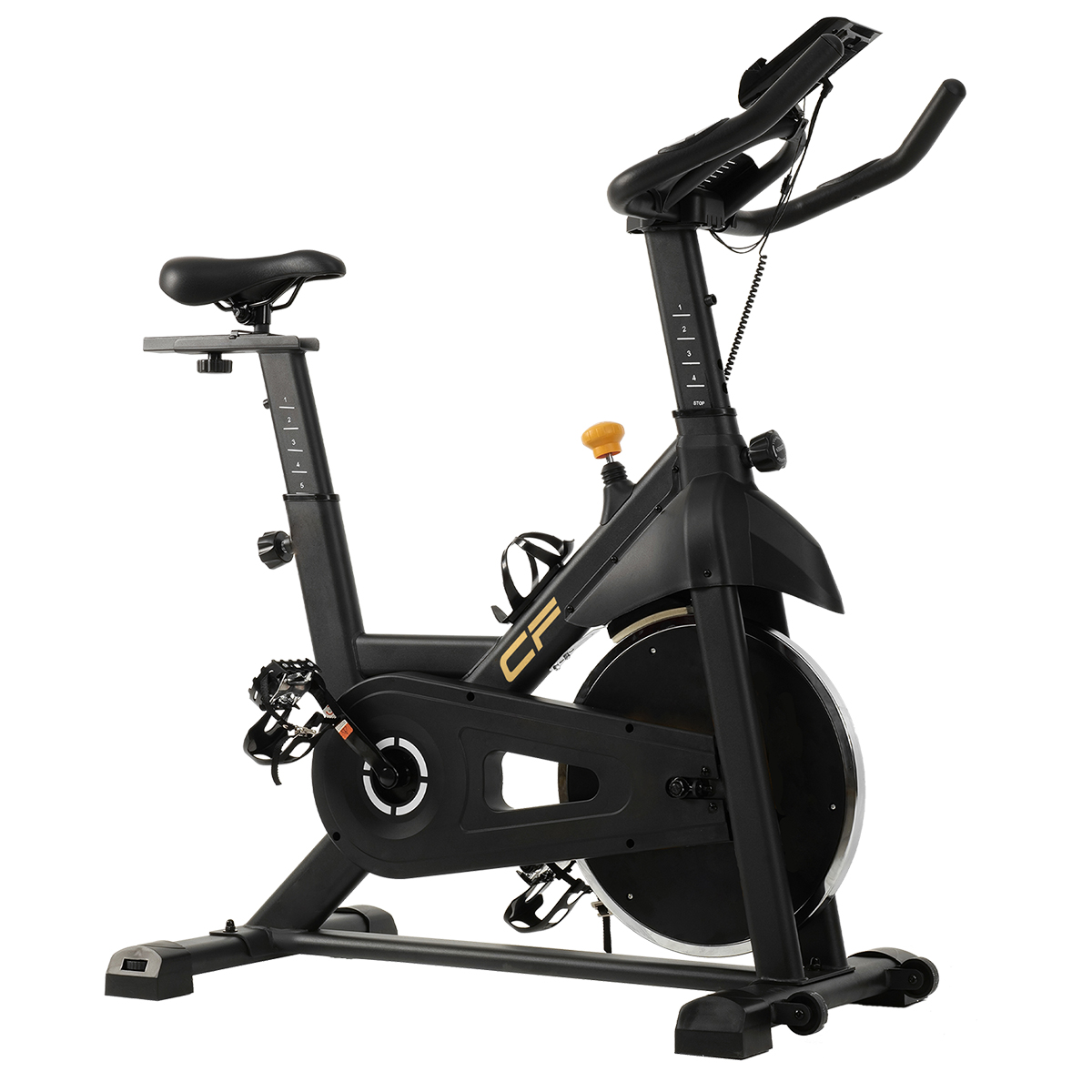 Bicicleta Indoor Ciclofit Ms-201 - negro-oro - 