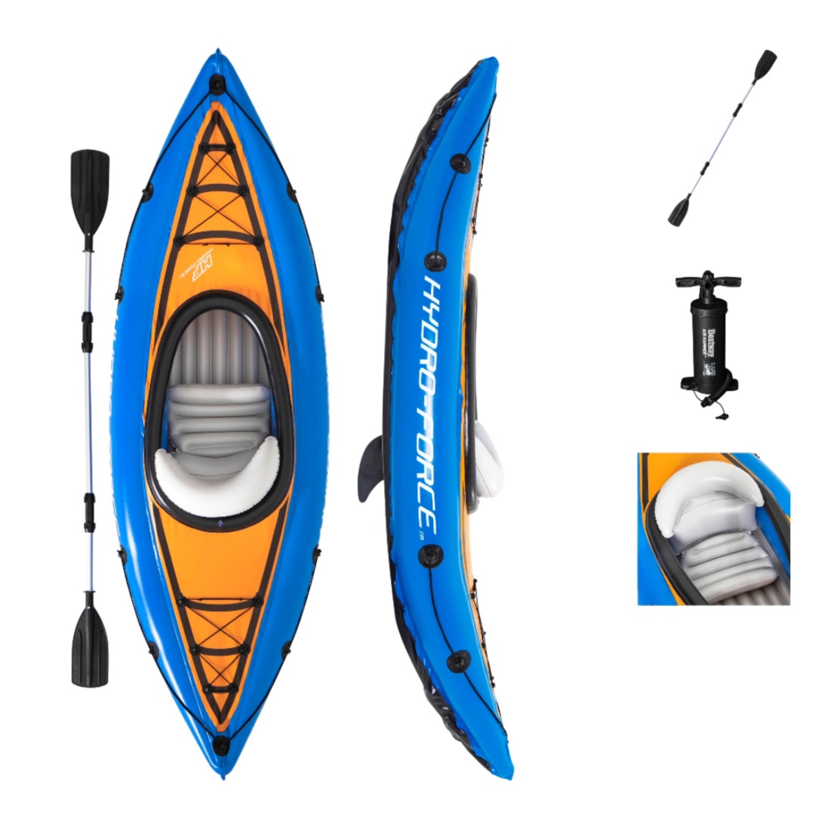Bestway Kayak Hinchable Hydro Force Cove Champion  - azul - 