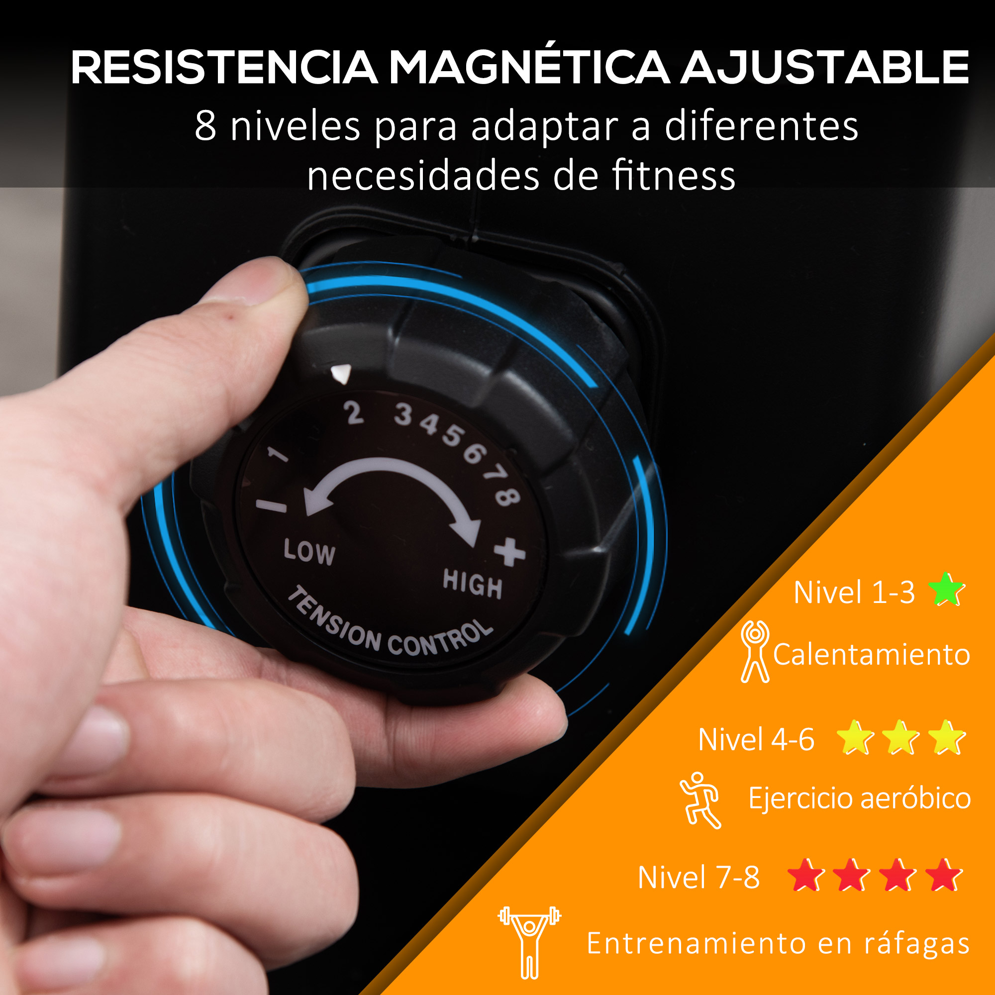 Máquina De Remo Magnética Homcom A90-308