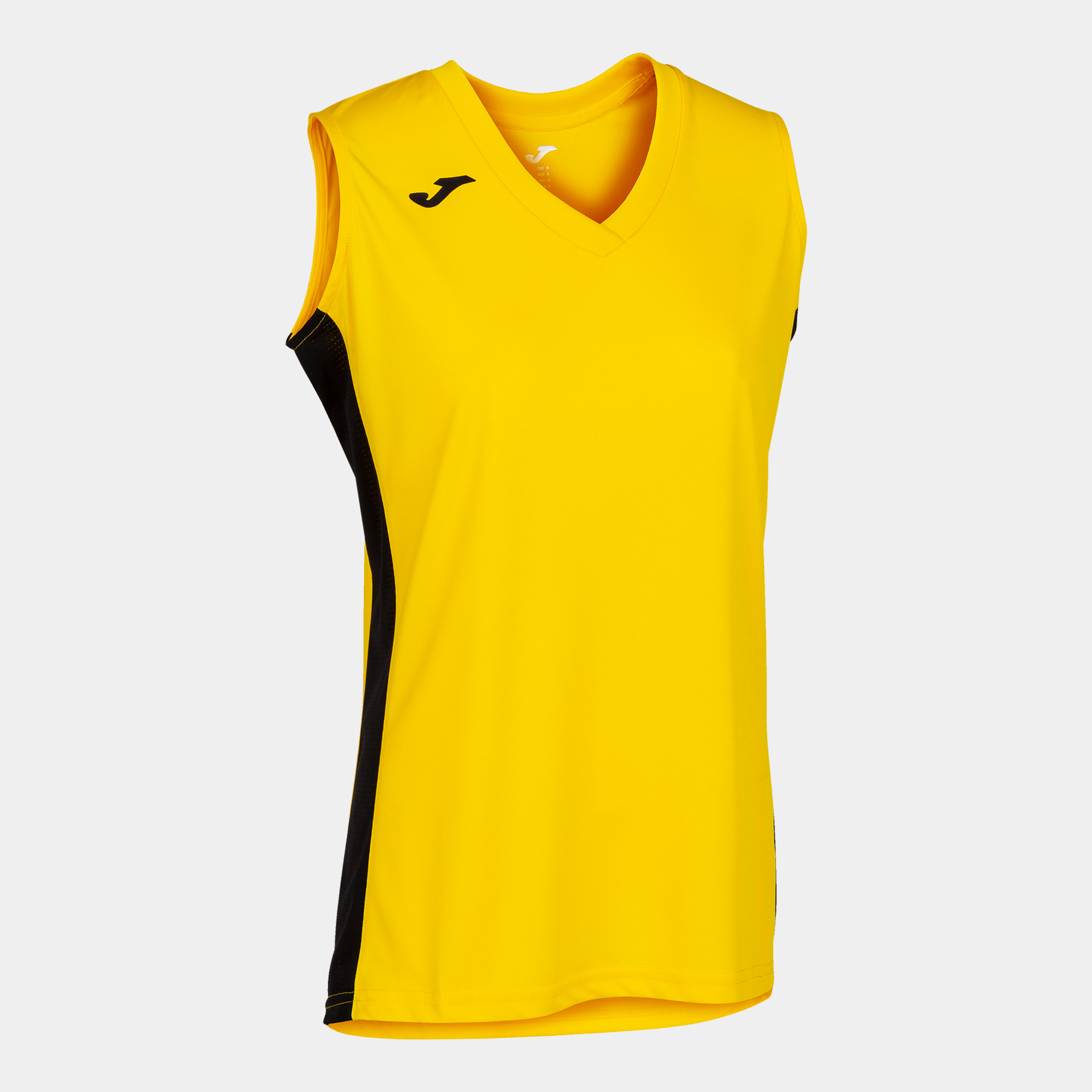 Camiseta Sin Mangas Joma Cancha Iii Amarillo Negro - amarillo-negro - 