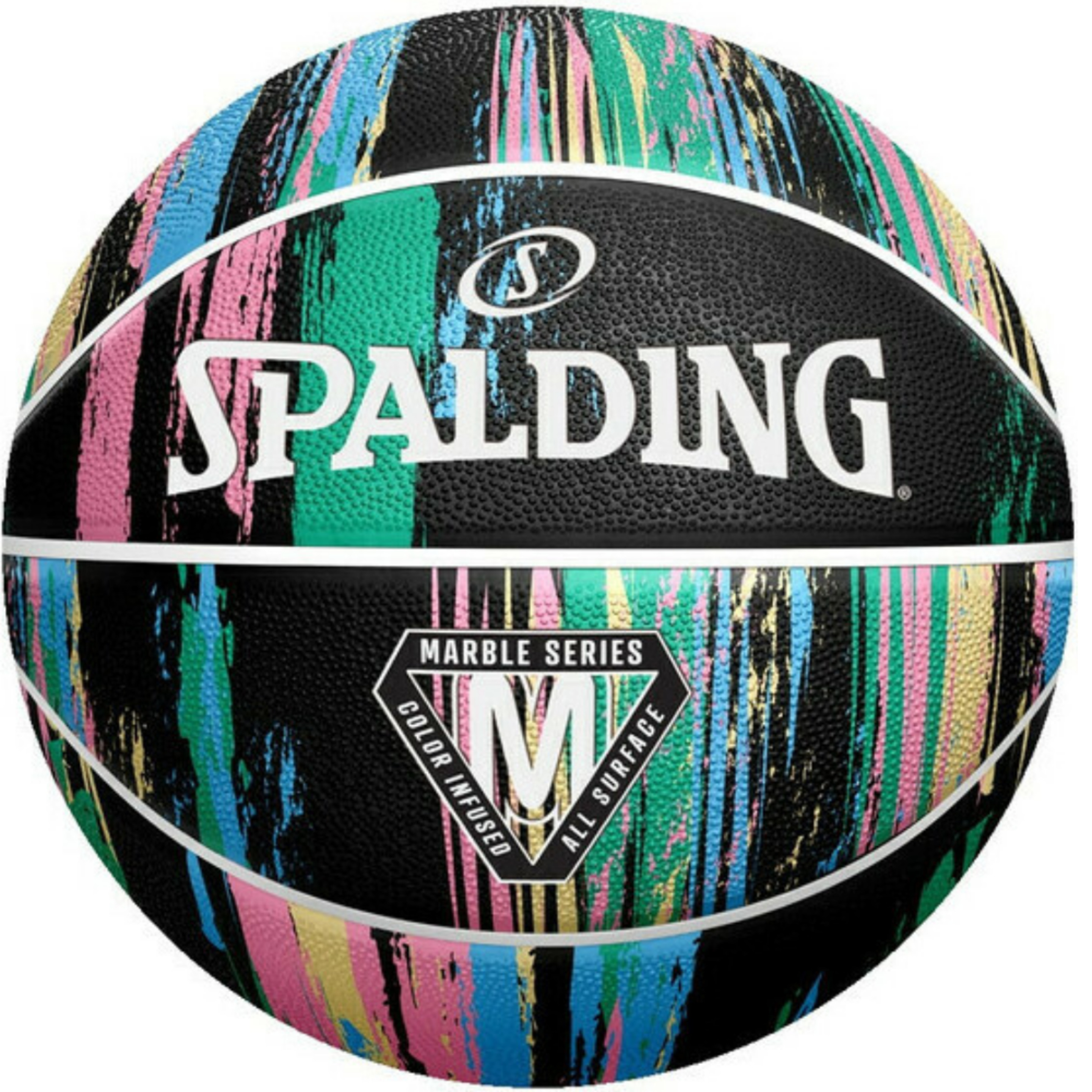 Balón De Baloncesto Spalding Marble Series Pastel