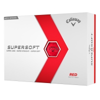 Pelotas Golf Callaway Supersoft X12 - Rojo  MKP