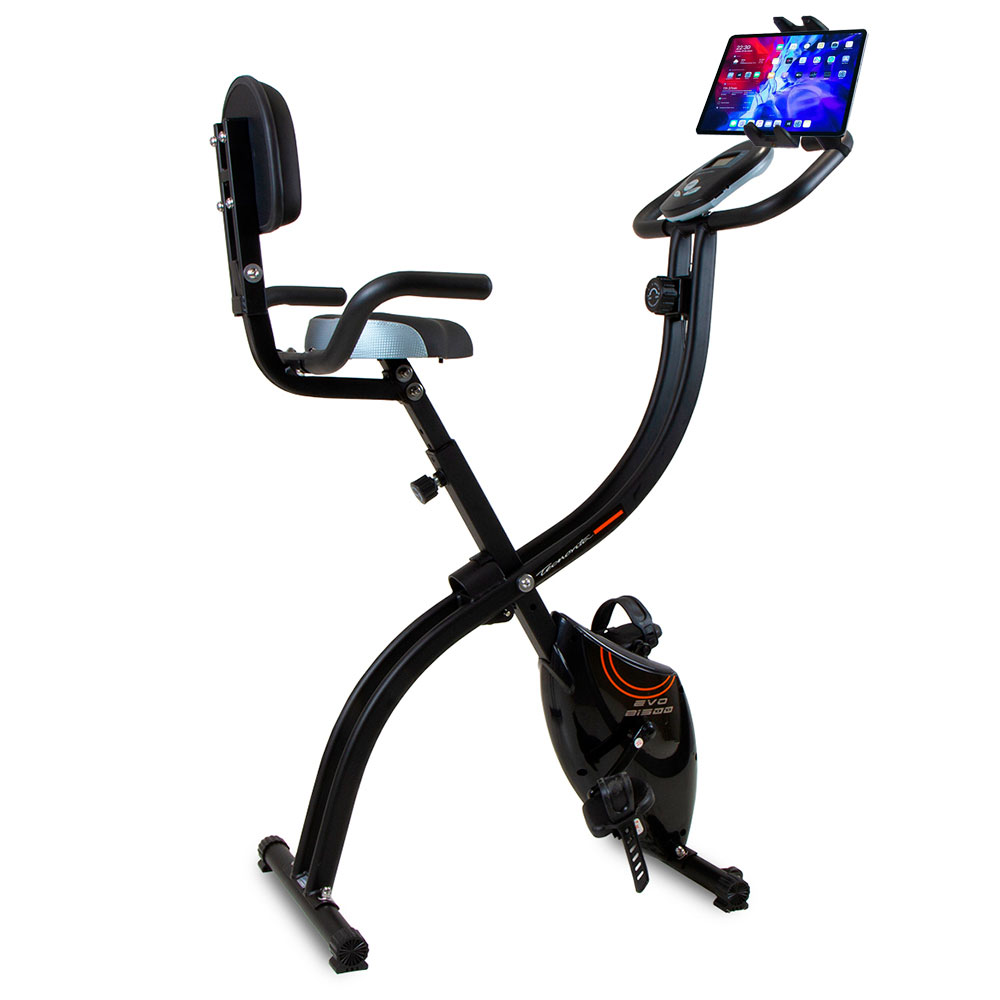 Bicicleta Estática Bh Fitness Evo B1500 Yf1500h + Suporte Universal Para Tablet/smartphone - negro - 