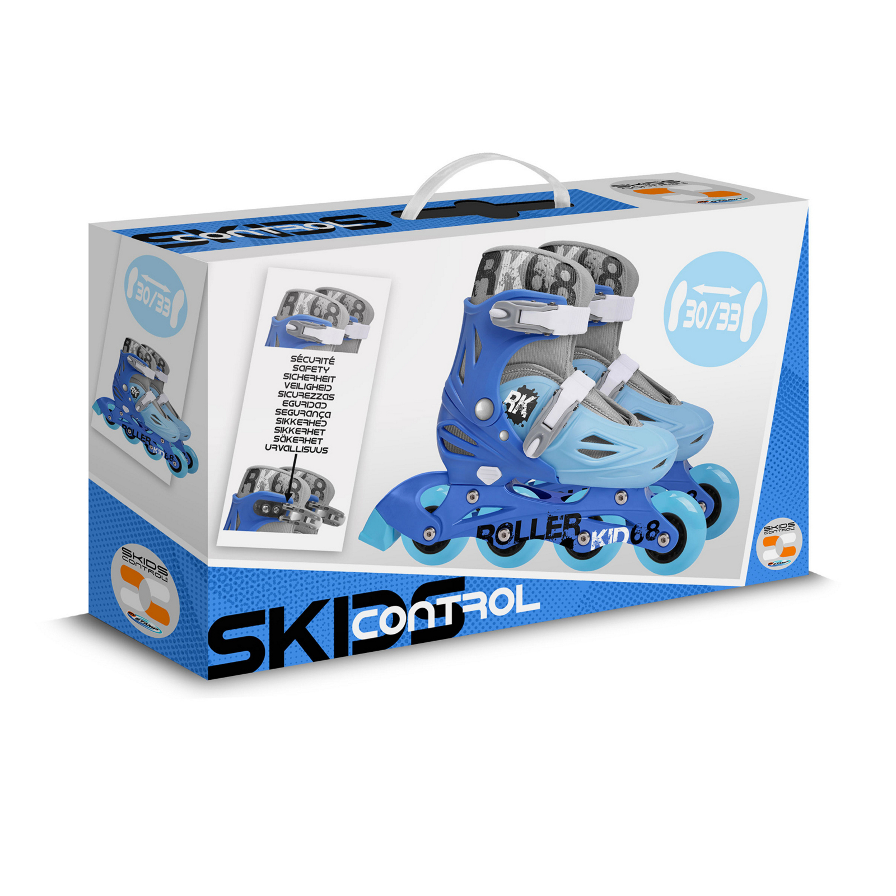 Patins Em Linha Stamp Skids Control - Azul | Sport Zone MKP