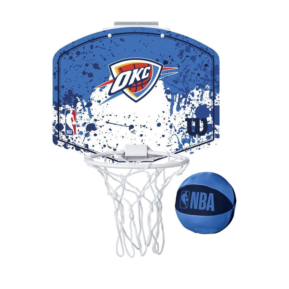 Mini Canasta De Baloncesto Wilson Nba Oklahoma City Thunder - azul - 