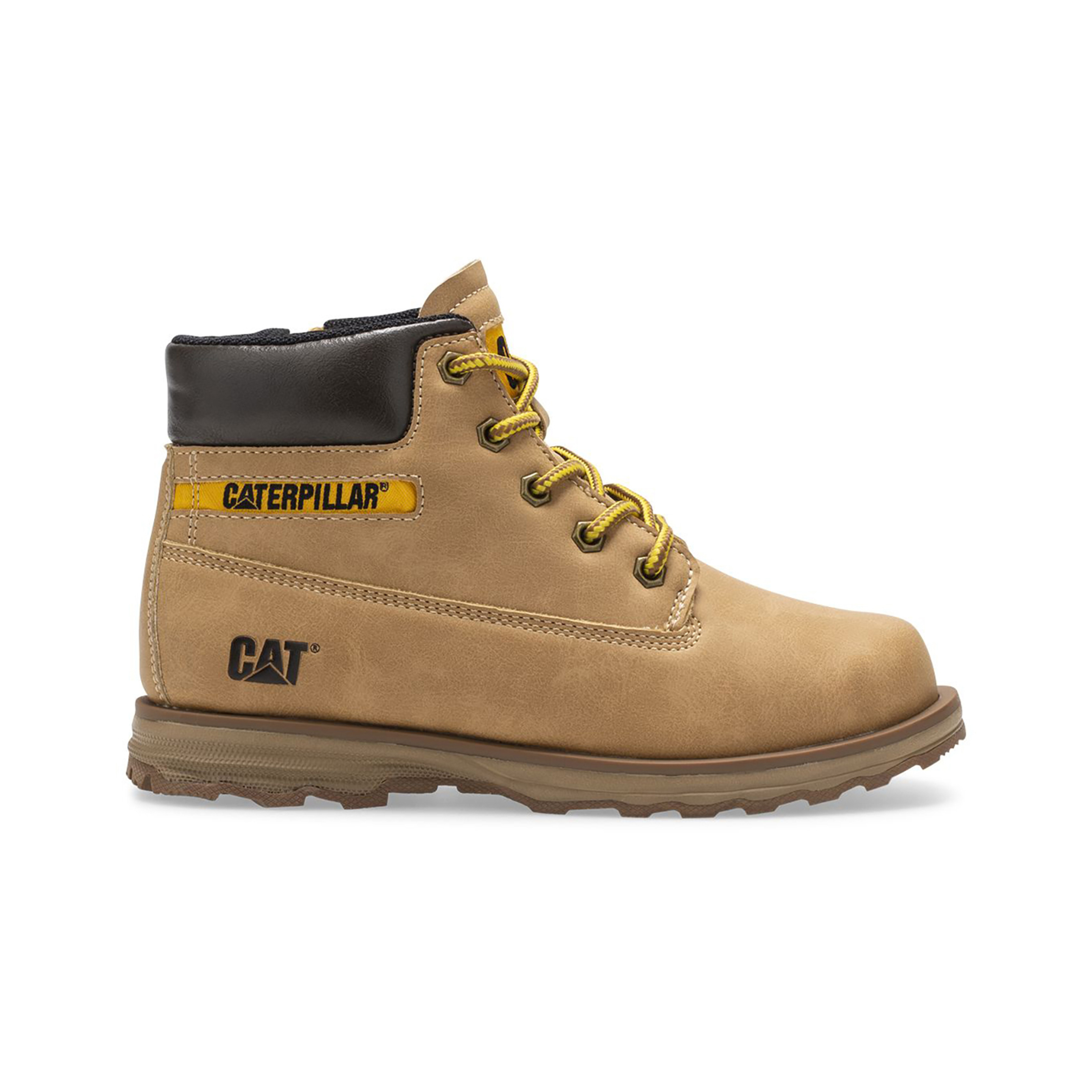 Caterpillar Botas De Menino Founder De Couro