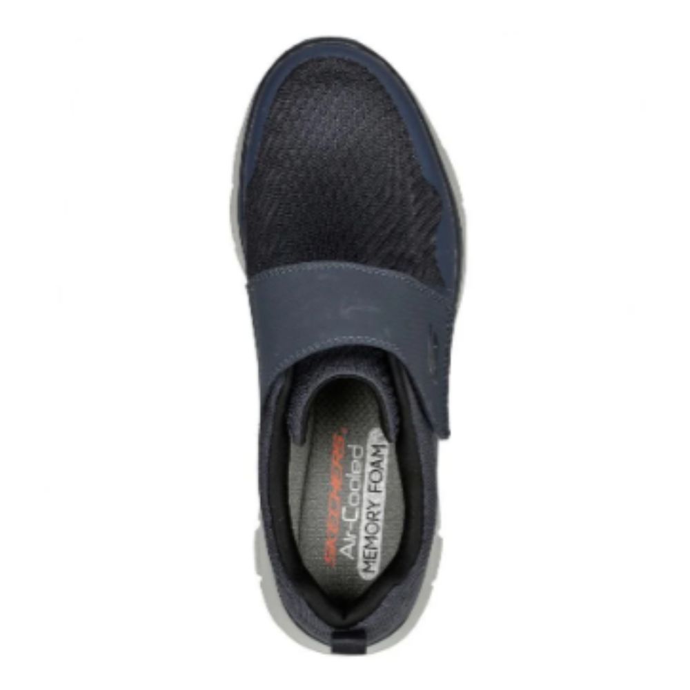 Calçado Com Velcro De Caminhada Skechers Flex Advantage 4.0. Azul Marinho