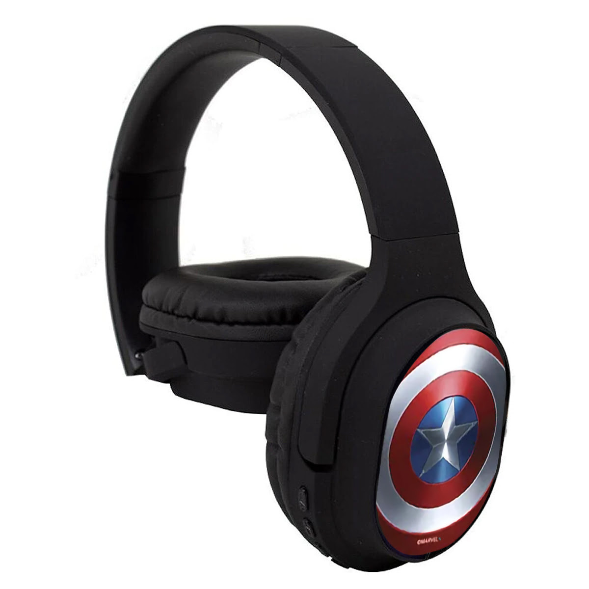 Auriculares Stereo Inalámbricos Con Micro Captain America Marvel - negro - 