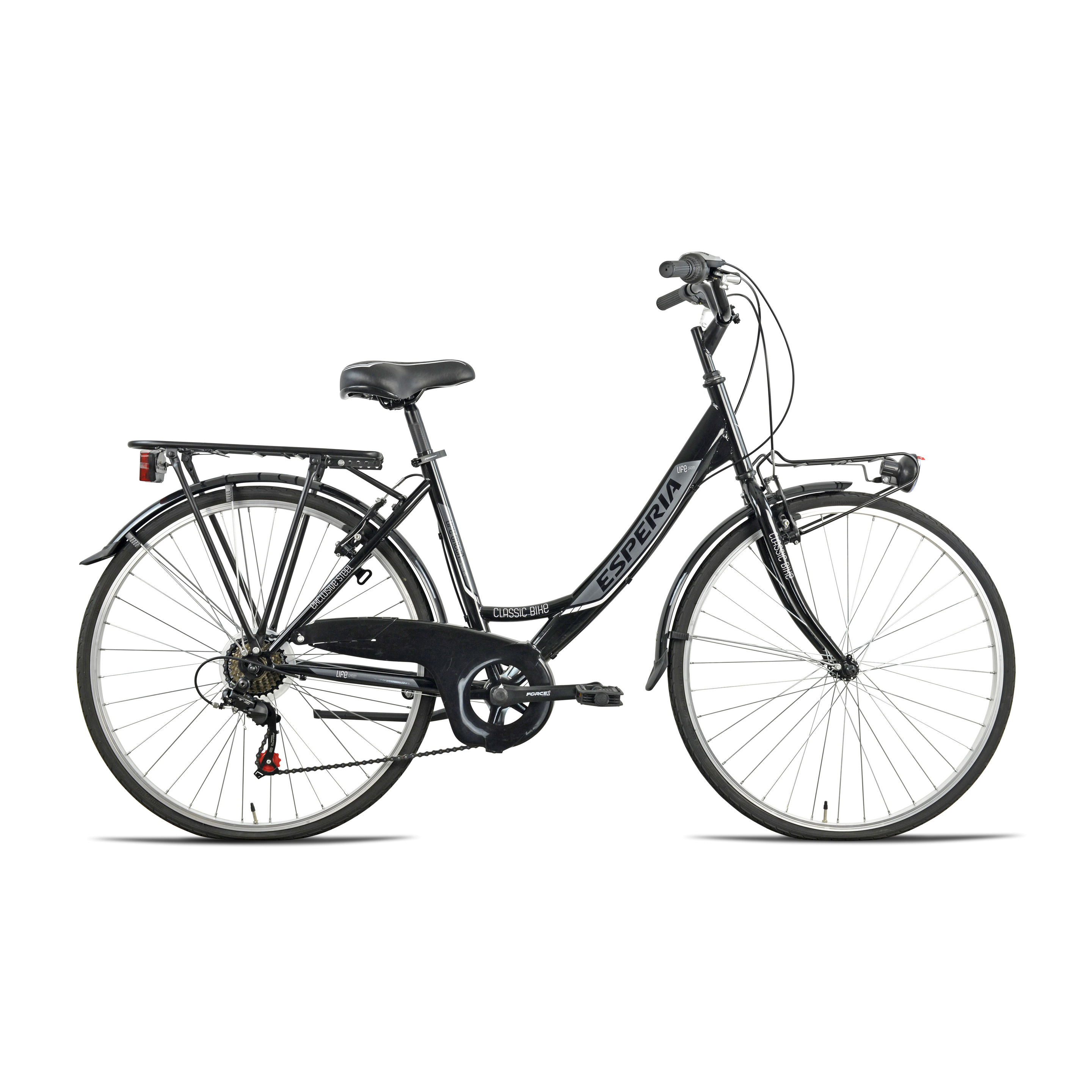 Bicicleta Esperia 2100 Mono 26 Negro Tz50 6v Ciudad