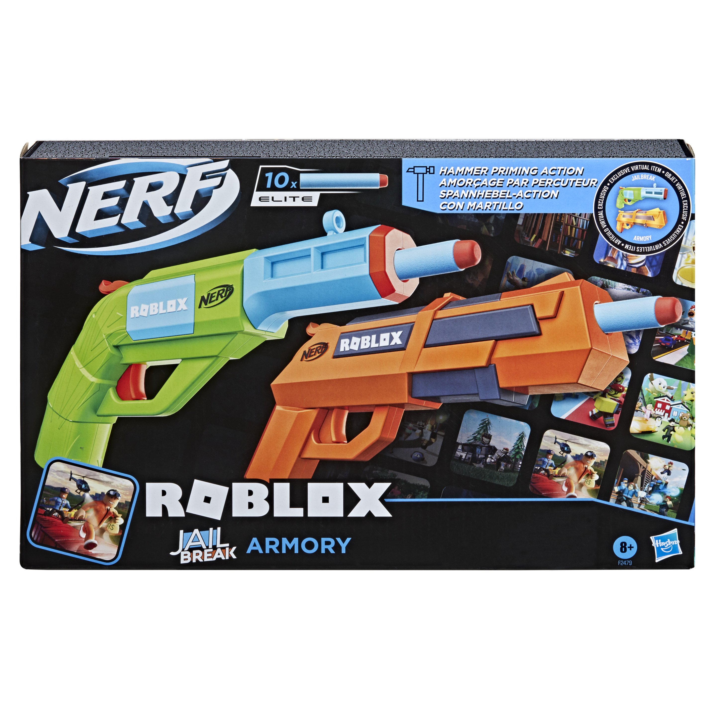 Nerf Roblox Jailbreak: Armory: Set Doble De Lanzadores