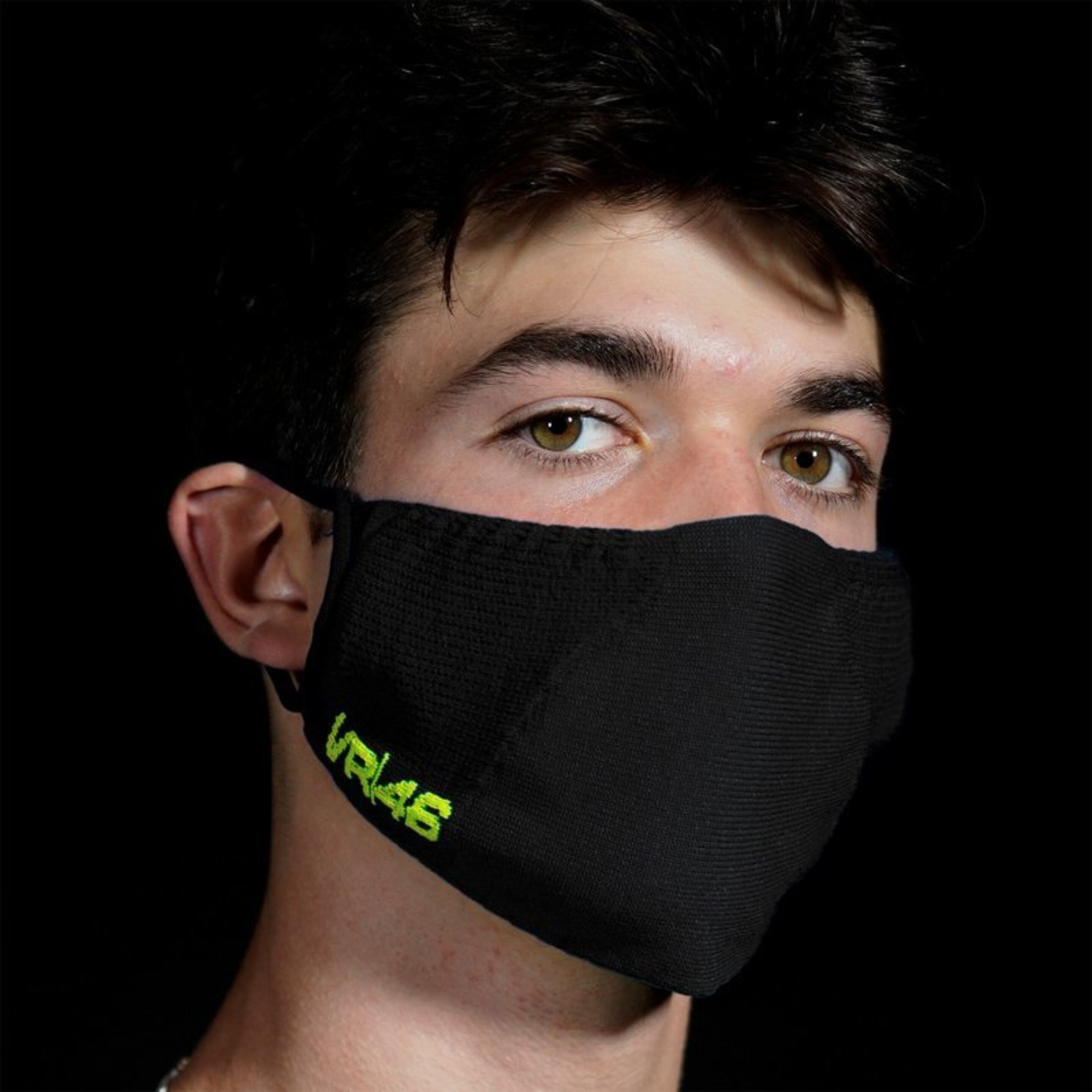 Mascarilla Vr46 Valentino Rossi Negra Adulto Talla M