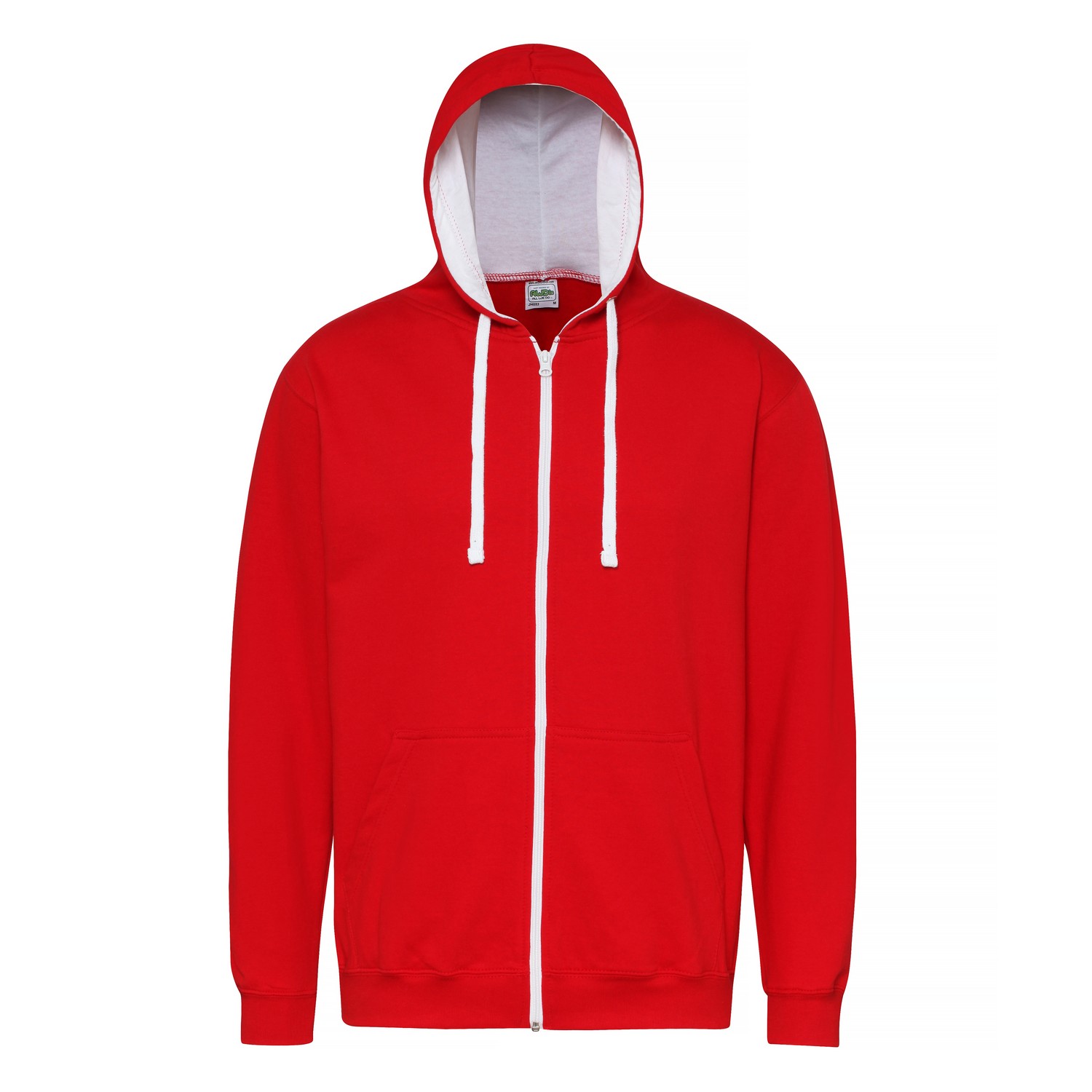 Sweatshirt Com Capuz Awdis Varsity - rojo-blanco - 
