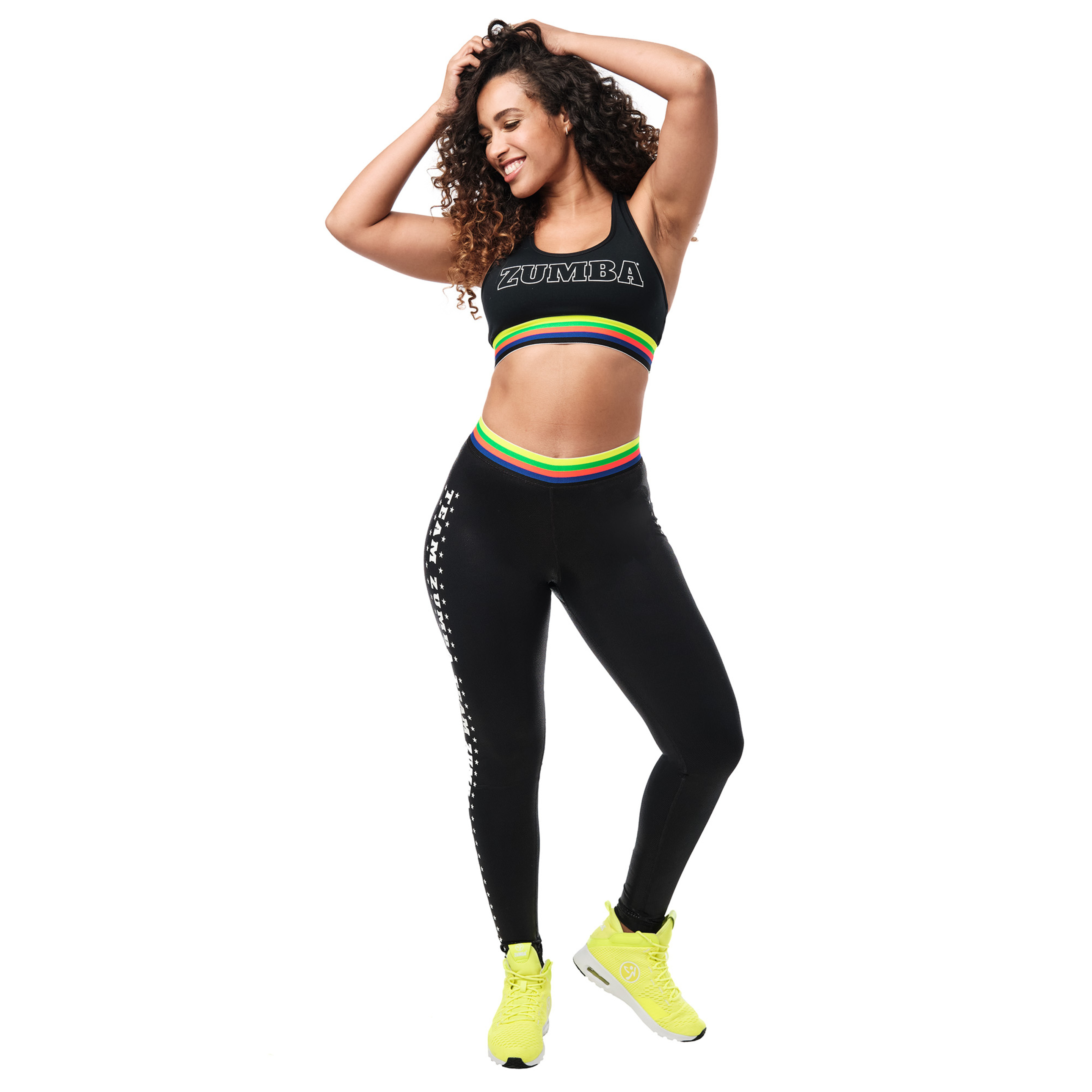 Leggings Zumba Lovers Con Pretina Jacquard