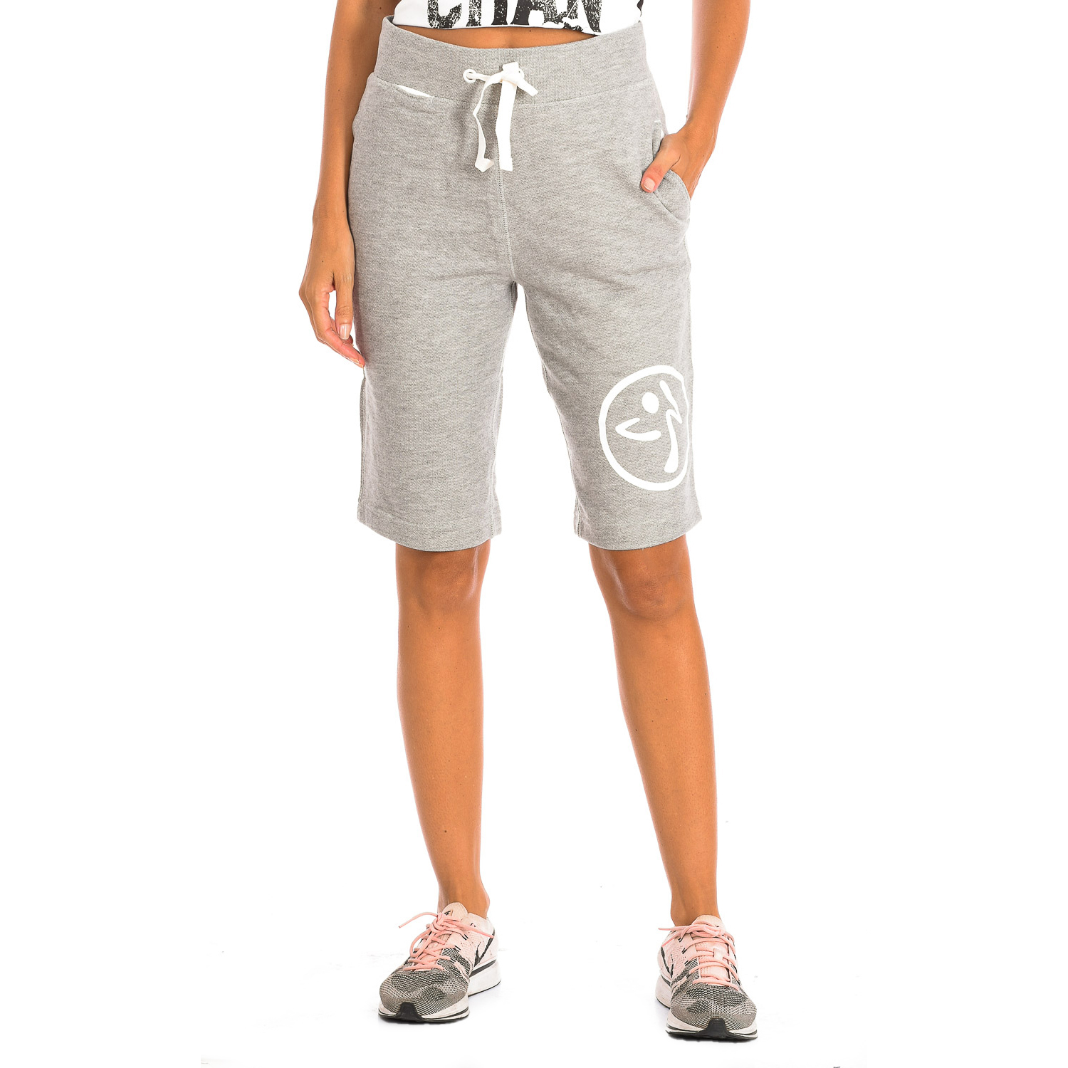 Shorts Desportivass Femininos Ajustáveis Com Cordão Z2b00063