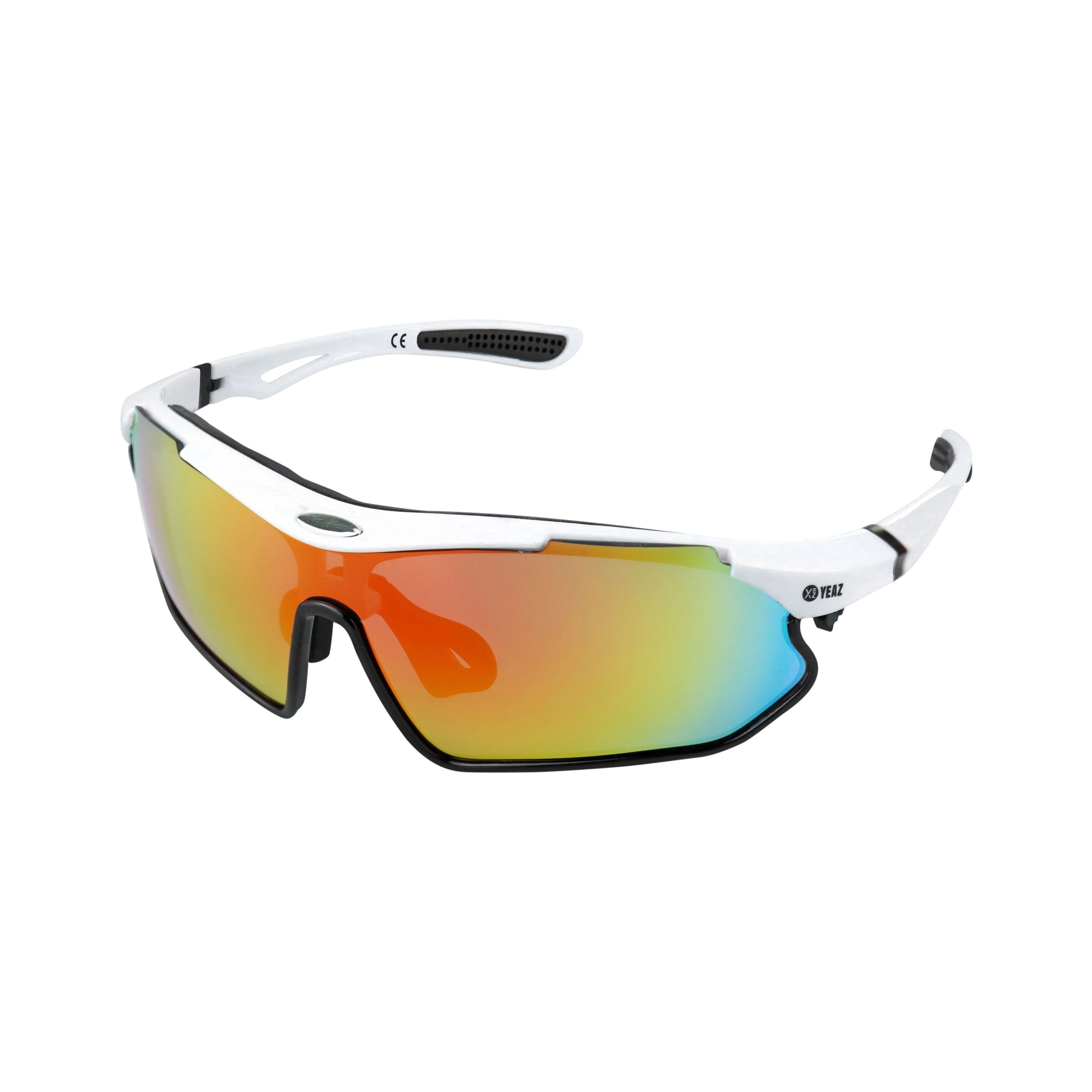 óculos De Sol Desportivos Brancos/pretos/vermelhos Yeaz Sunray