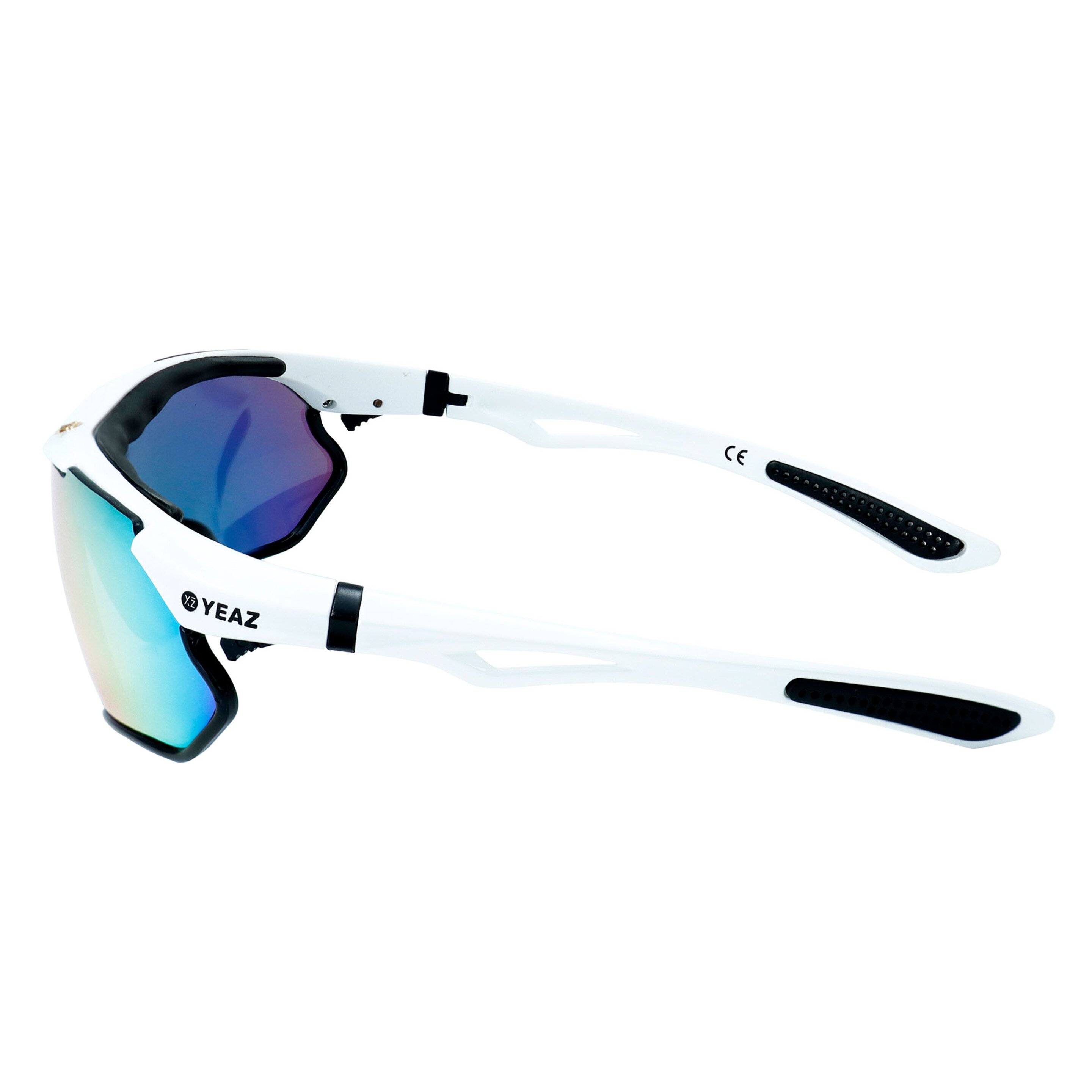Óculos De Sol Desportivos Brancos/pretos/vermelhos Yeaz Sunray