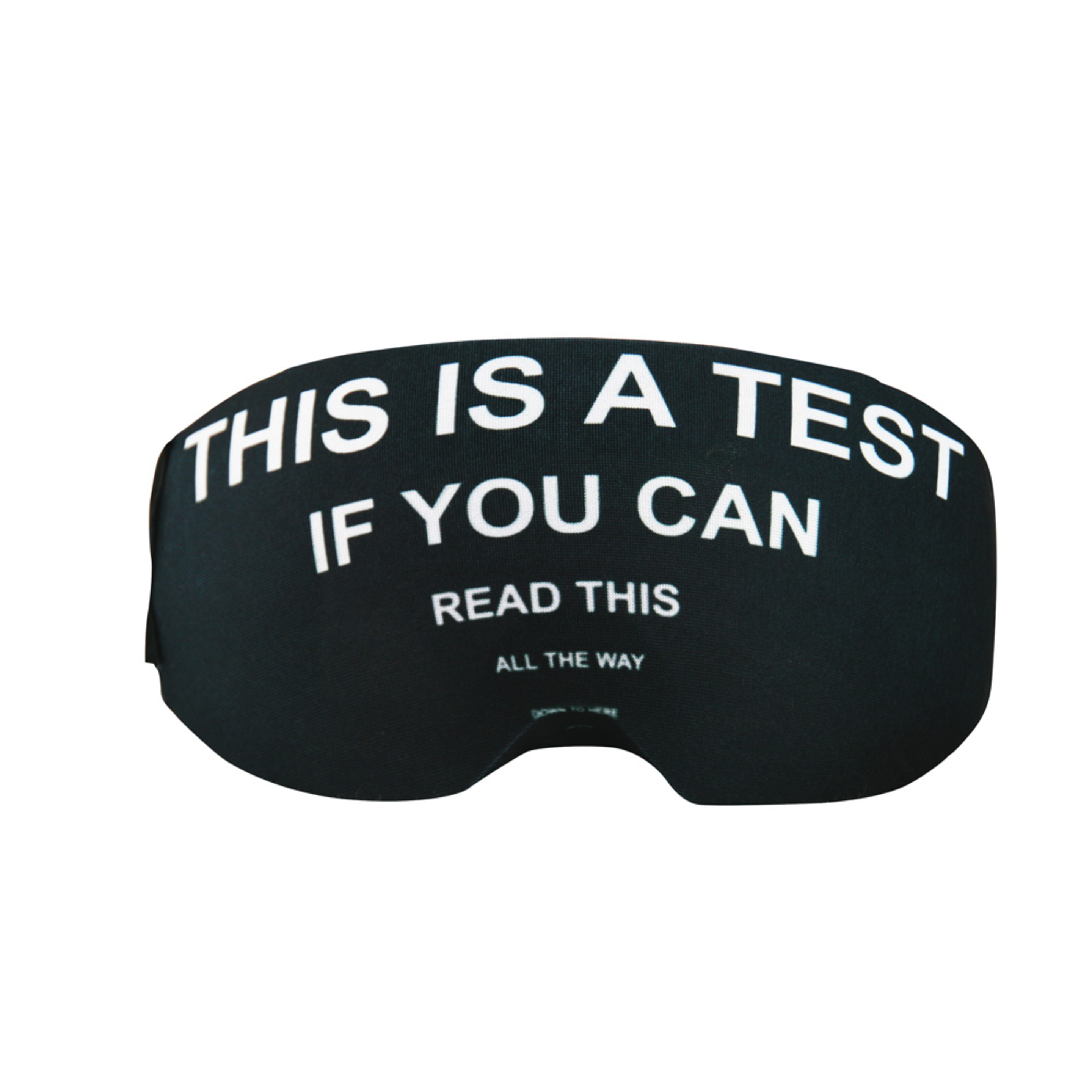 Funda Para Gafas De Esqui This Is A Test - negro - 